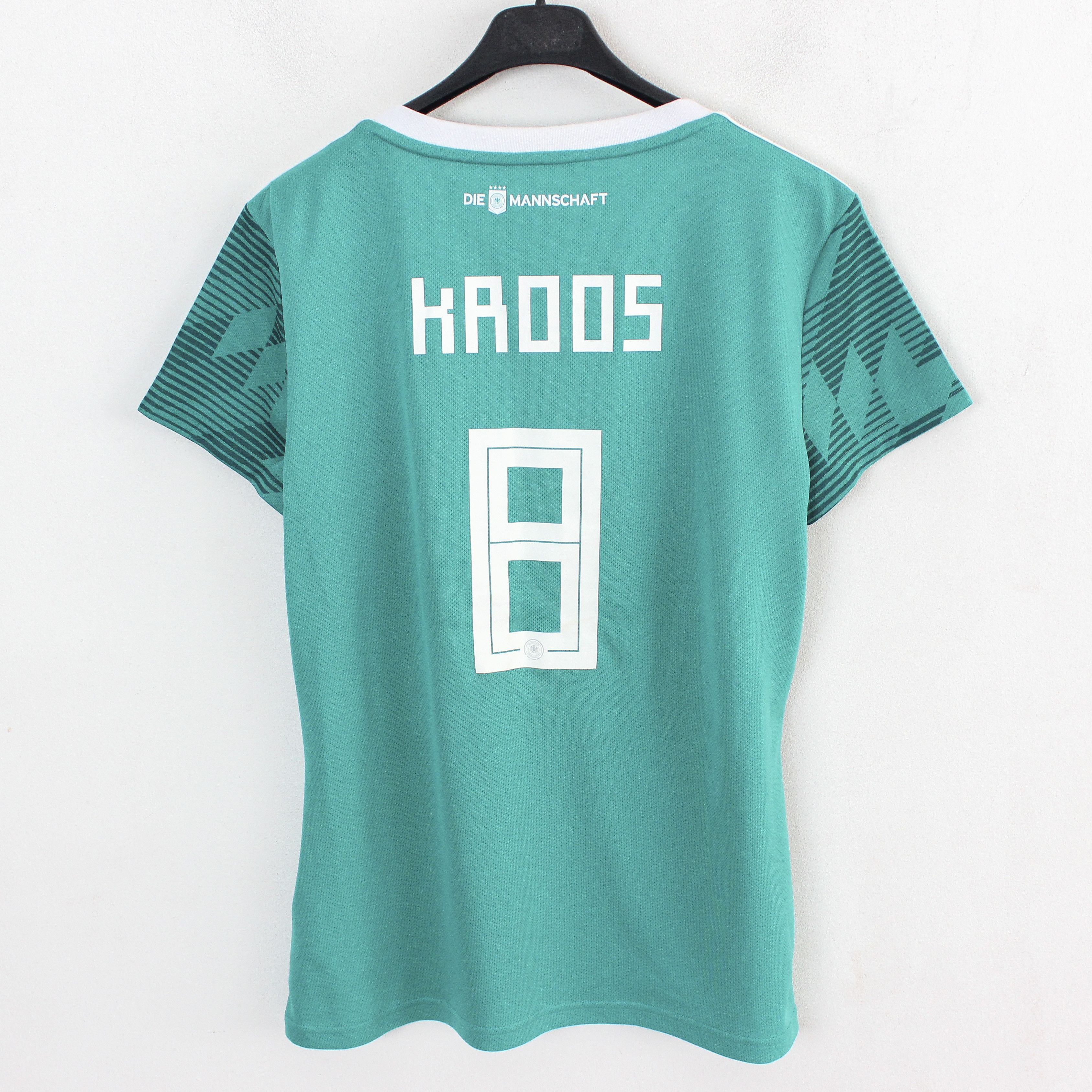 Adidas Germany Womens M Football Away Jersey Top 2018 2019 #8 Kroos Size M / US 6-8 / IT 42-44 - 1 Thumbnail