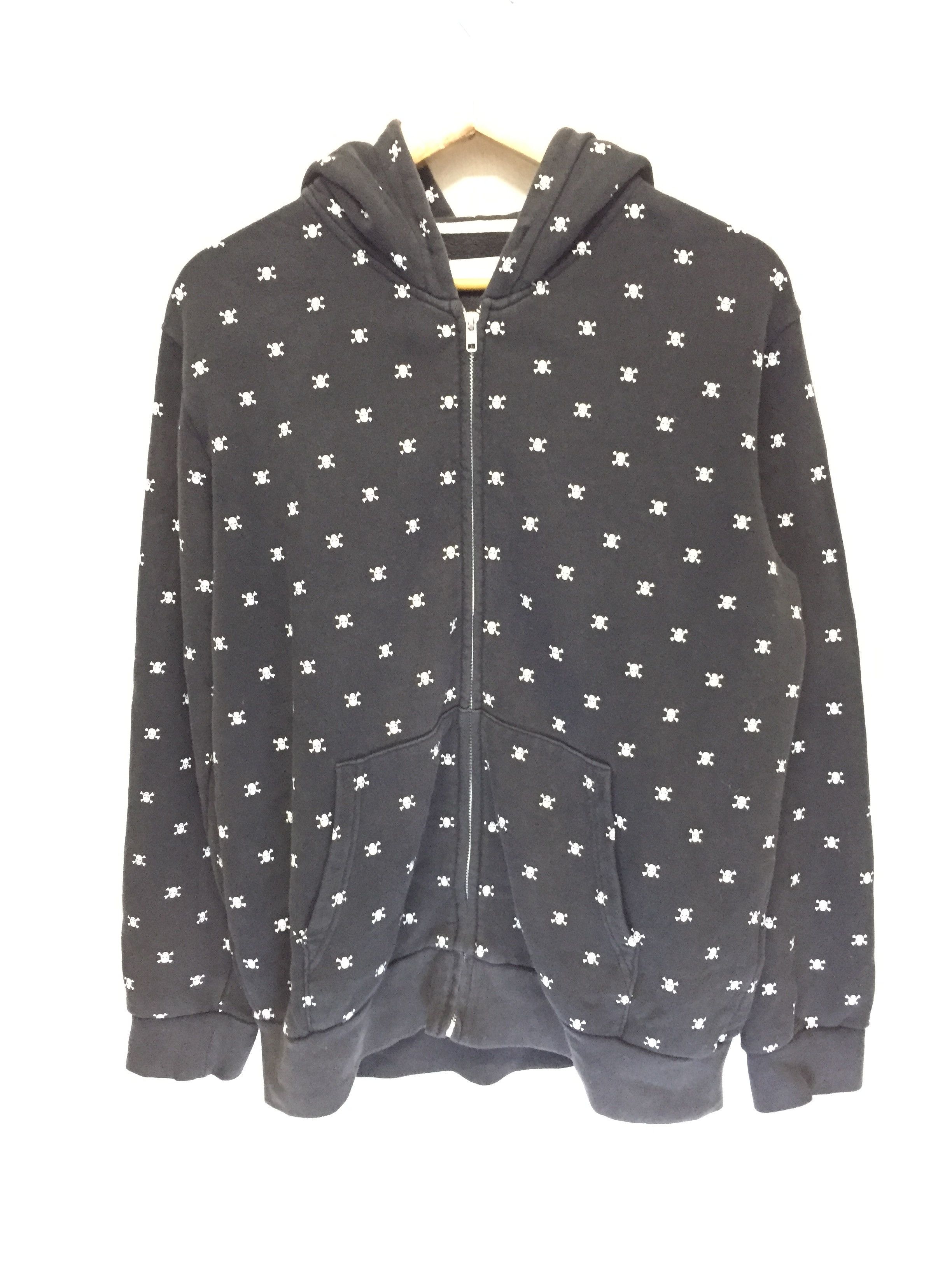 Beams Plus Beams skull print zipper hoodie Size US M / EU 48-50 / 2 - 2 Thumbnail