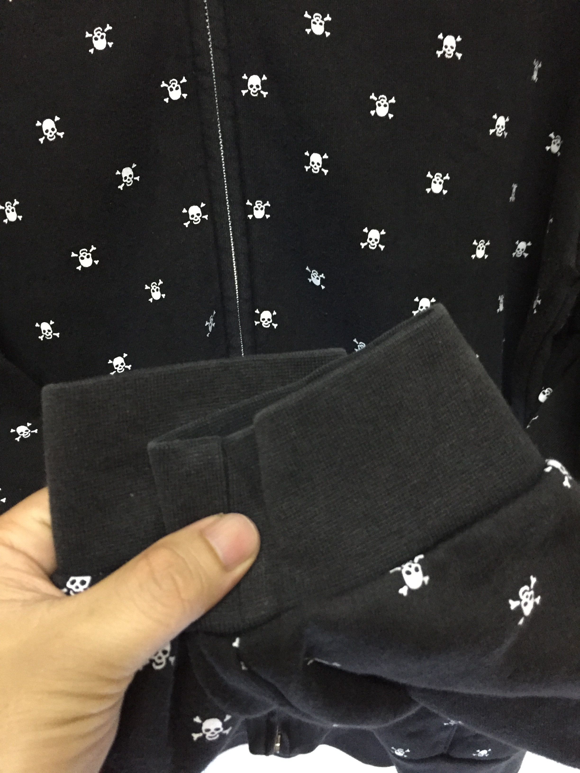 Beams Plus Beams skull print zipper hoodie Size US M / EU 48-50 / 2 - 6 Thumbnail