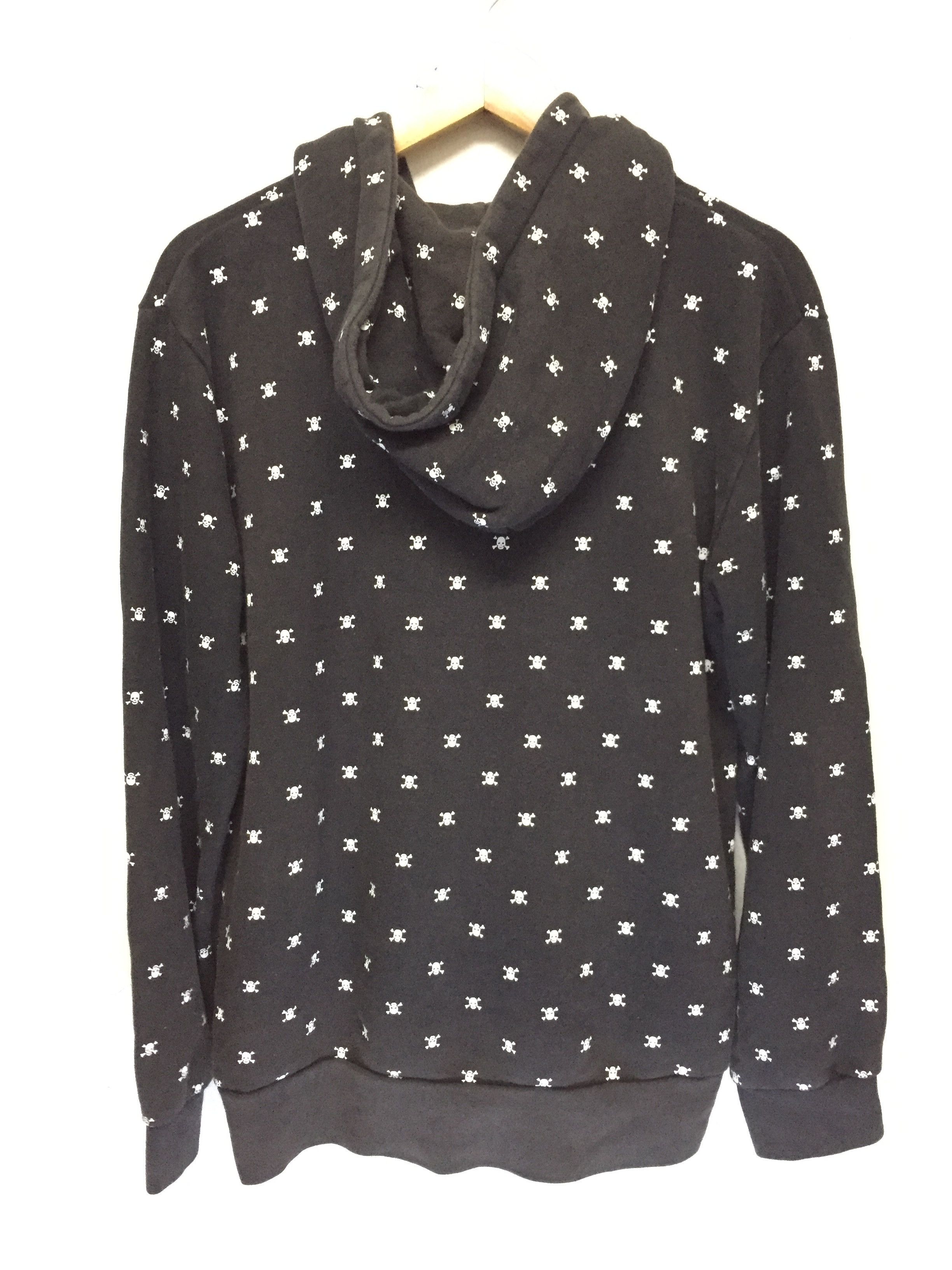 Beams Plus Beams skull print zipper hoodie Size US M / EU 48-50 / 2 - 9 Thumbnail