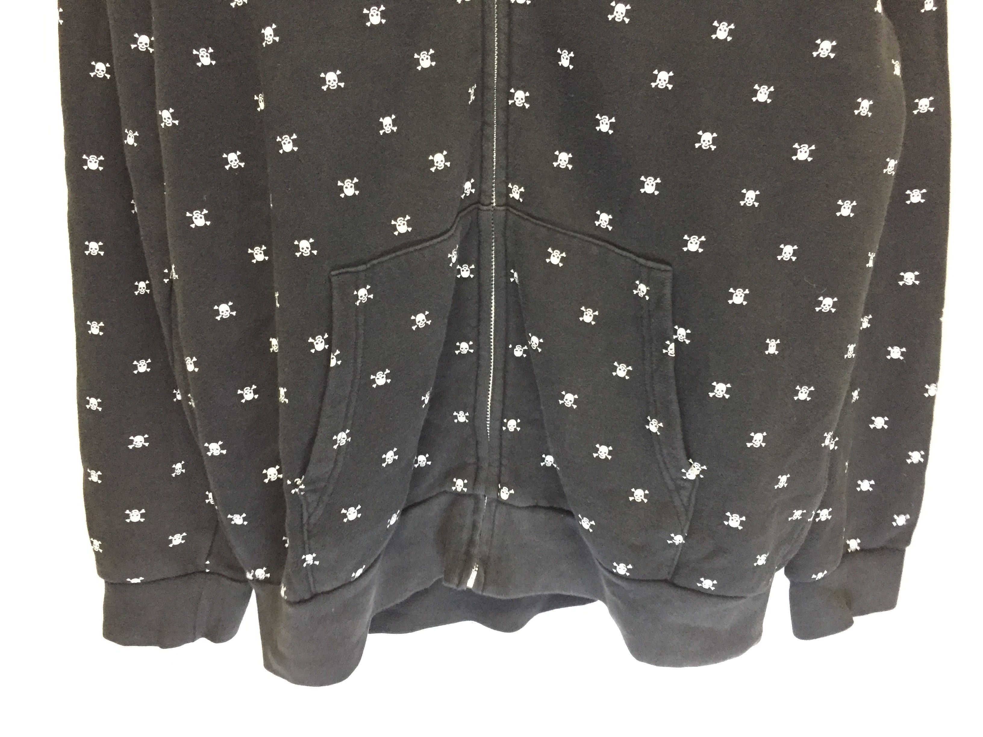 Beams Plus Beams skull print zipper hoodie Size US M / EU 48-50 / 2 - 4 Thumbnail