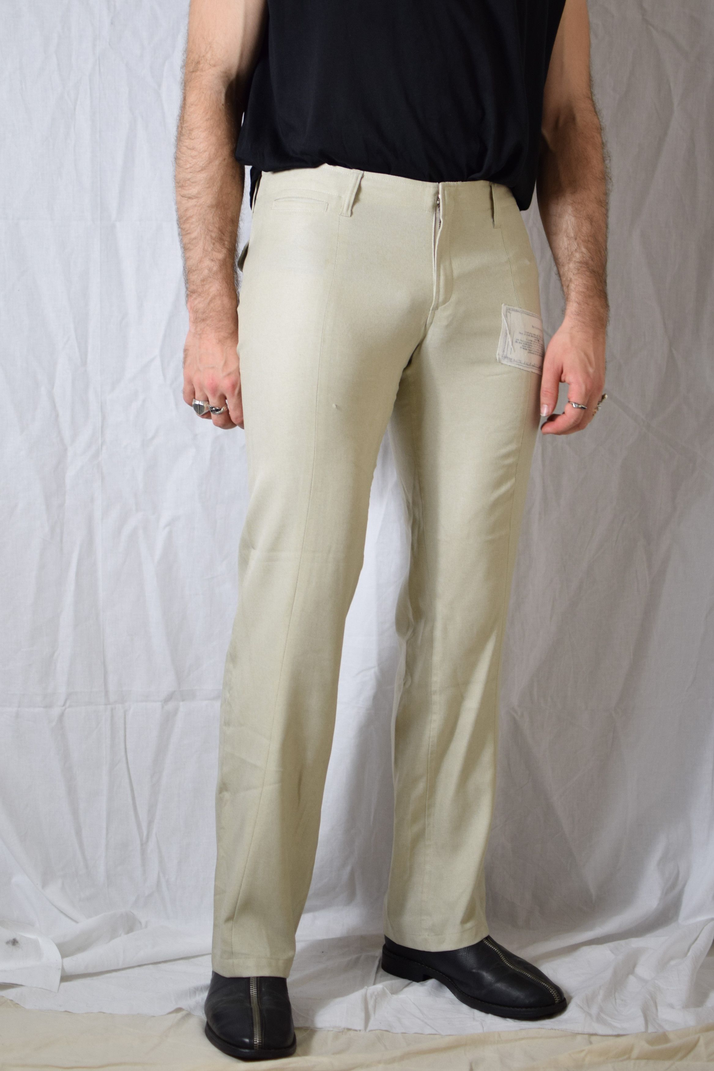 Julius Julius SS03 For Tomorrow Archive White Pants | Grailed