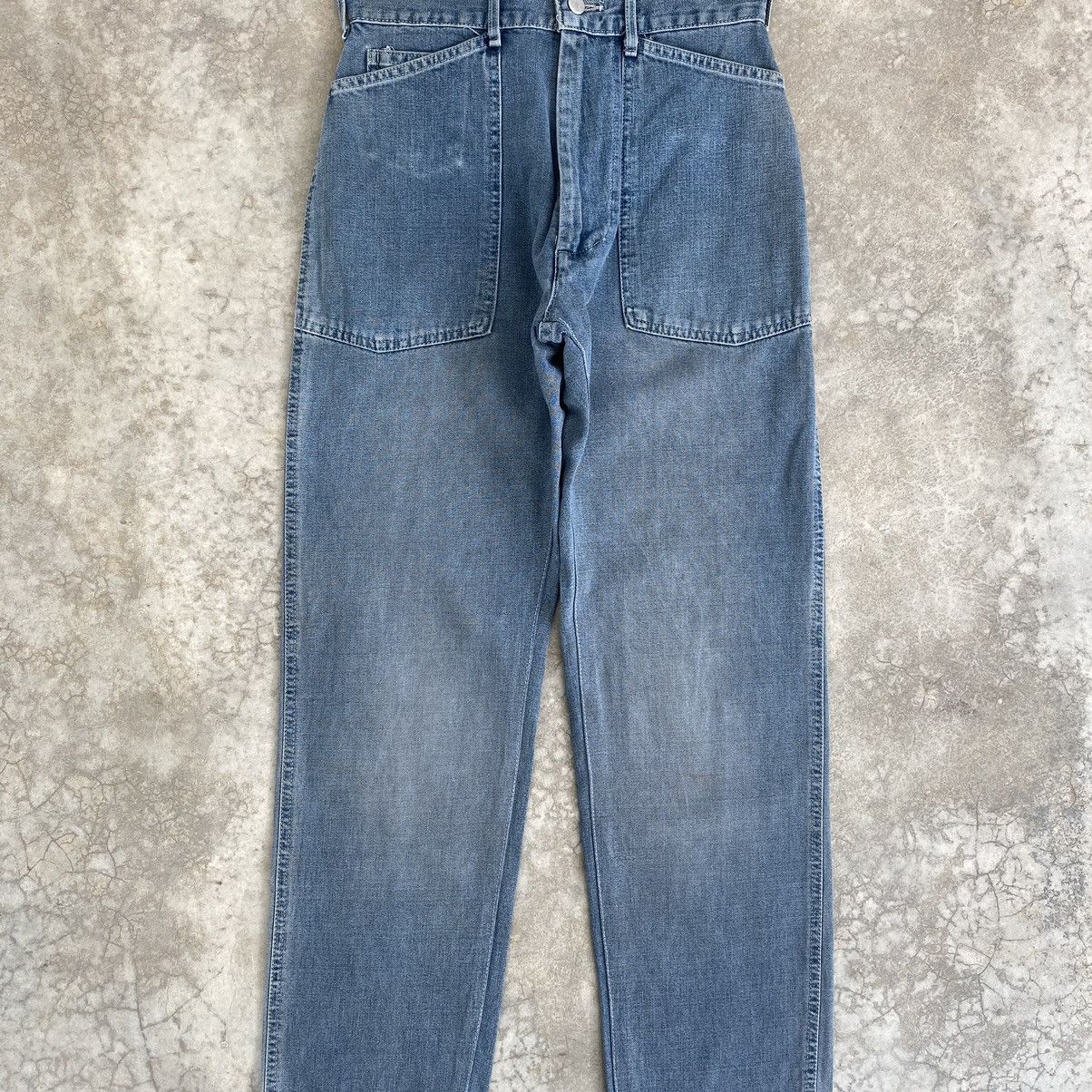 Levi's VTG 1996 Levis Silvertab Cinch Back Loose Jeans Size US 28 / EU 44 - 6 Thumbnail