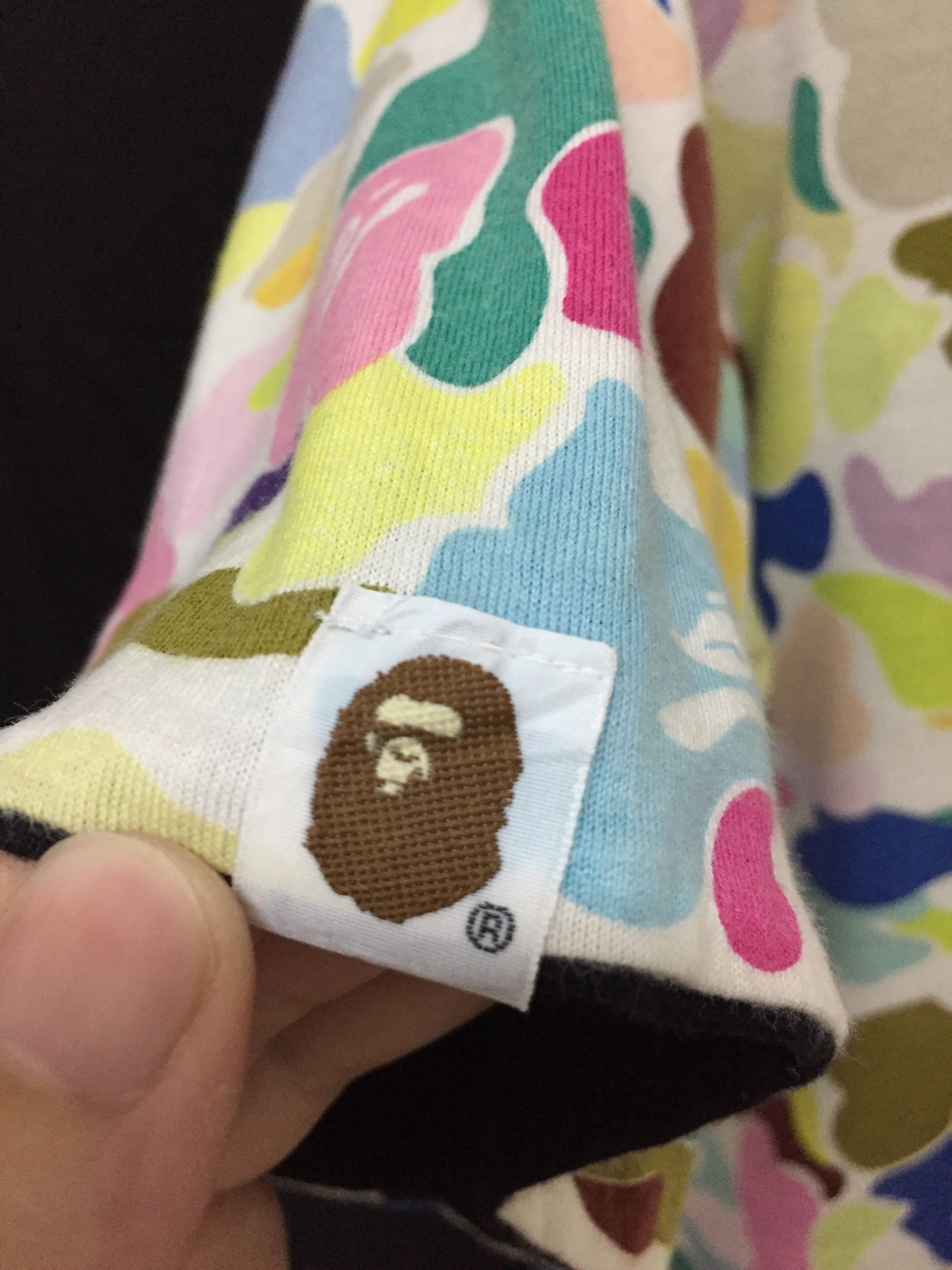 Bape 2004 Multi-Color ABC Camo Candy Reversible tee Size US M / EU 48-50 / 2 - 6 Thumbnail