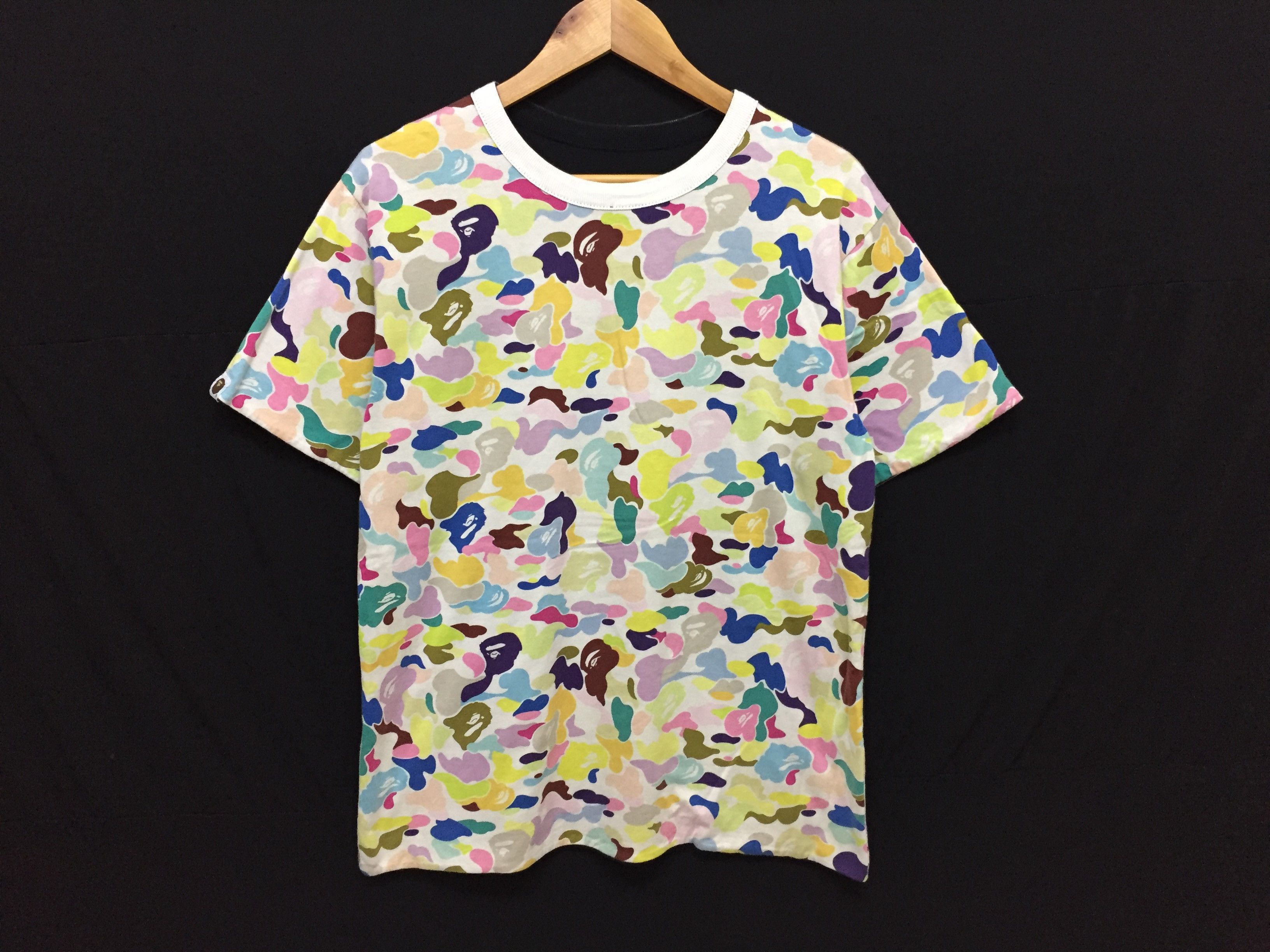 Bape 2004 Multi-Color ABC Camo Candy Reversible tee Size US M / EU 48-50 / 2 - 3 Thumbnail