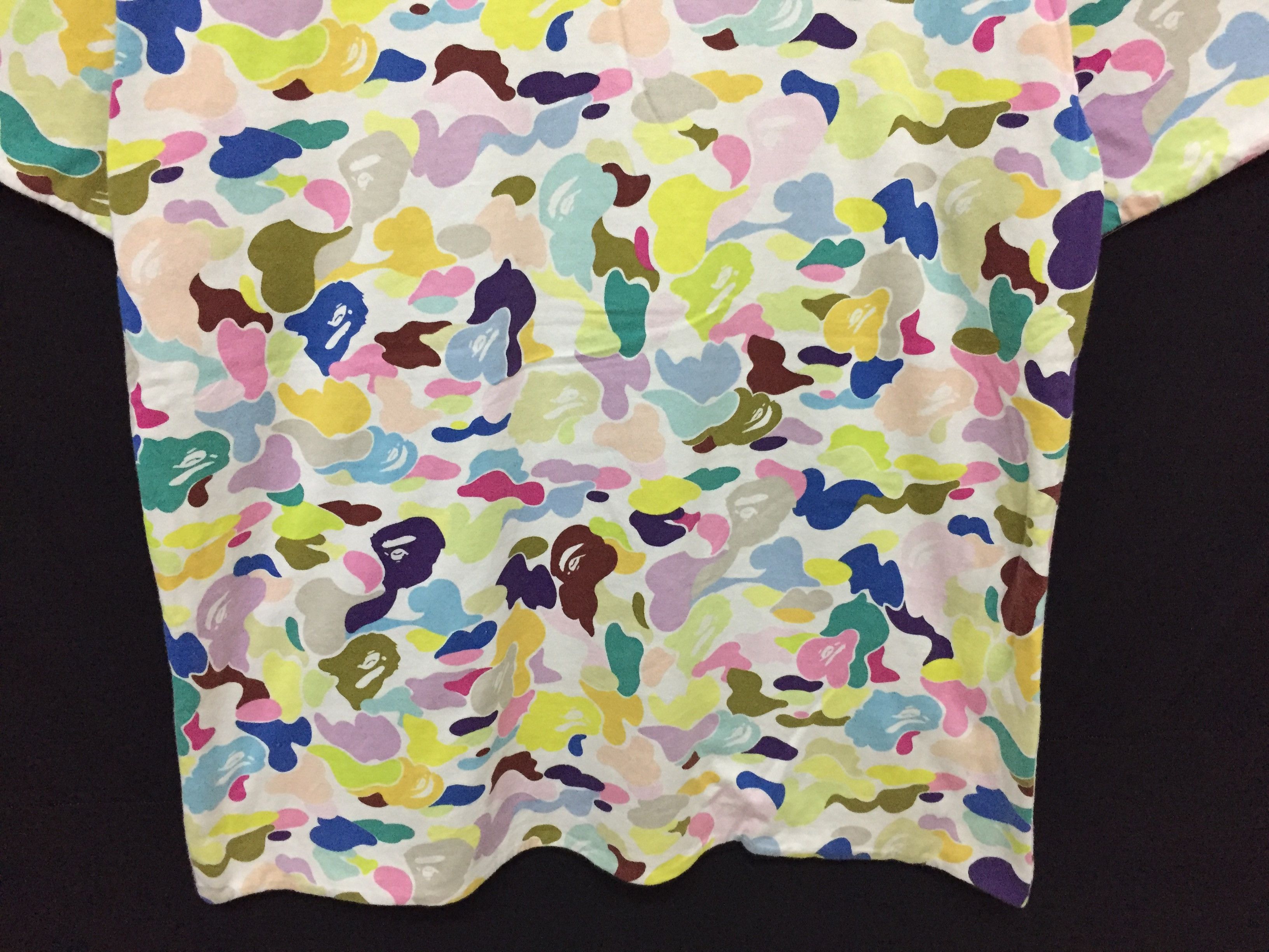Bape 2004 Multi-Color ABC Camo Candy Reversible tee Size US M / EU 48-50 / 2 - 5 Thumbnail