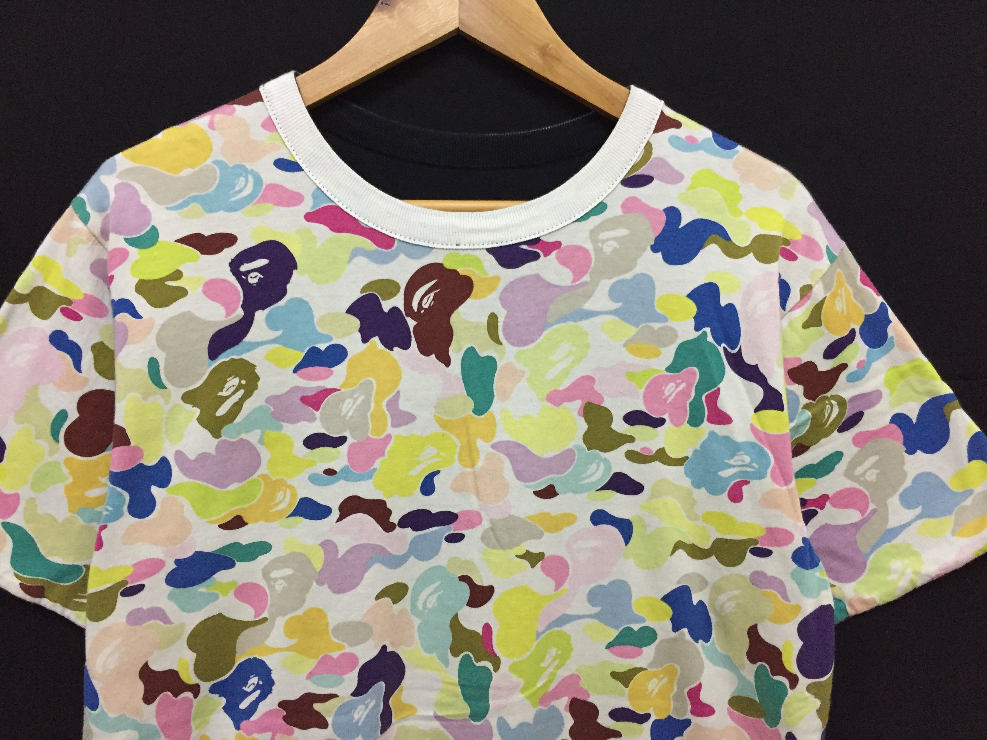 Bape 2004 Multi-Color ABC Camo Candy Reversible tee Size US M / EU 48-50 / 2 - 4 Thumbnail