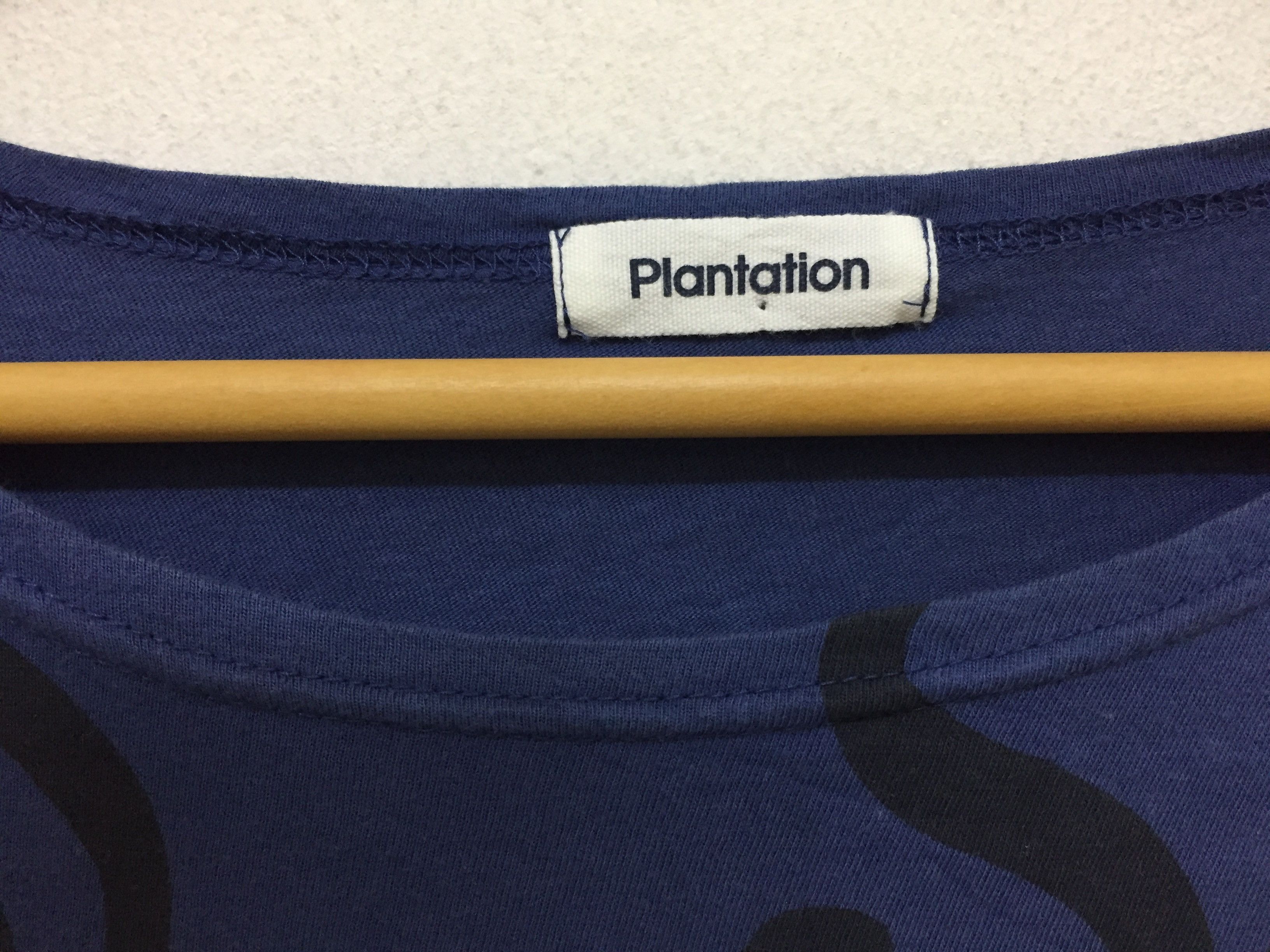 Pleats Please Issey Miyake 90s ISSEY MIYAKE Plantation abstract pattern tee Size L / US 10 / IT 46 - 6 Thumbnail