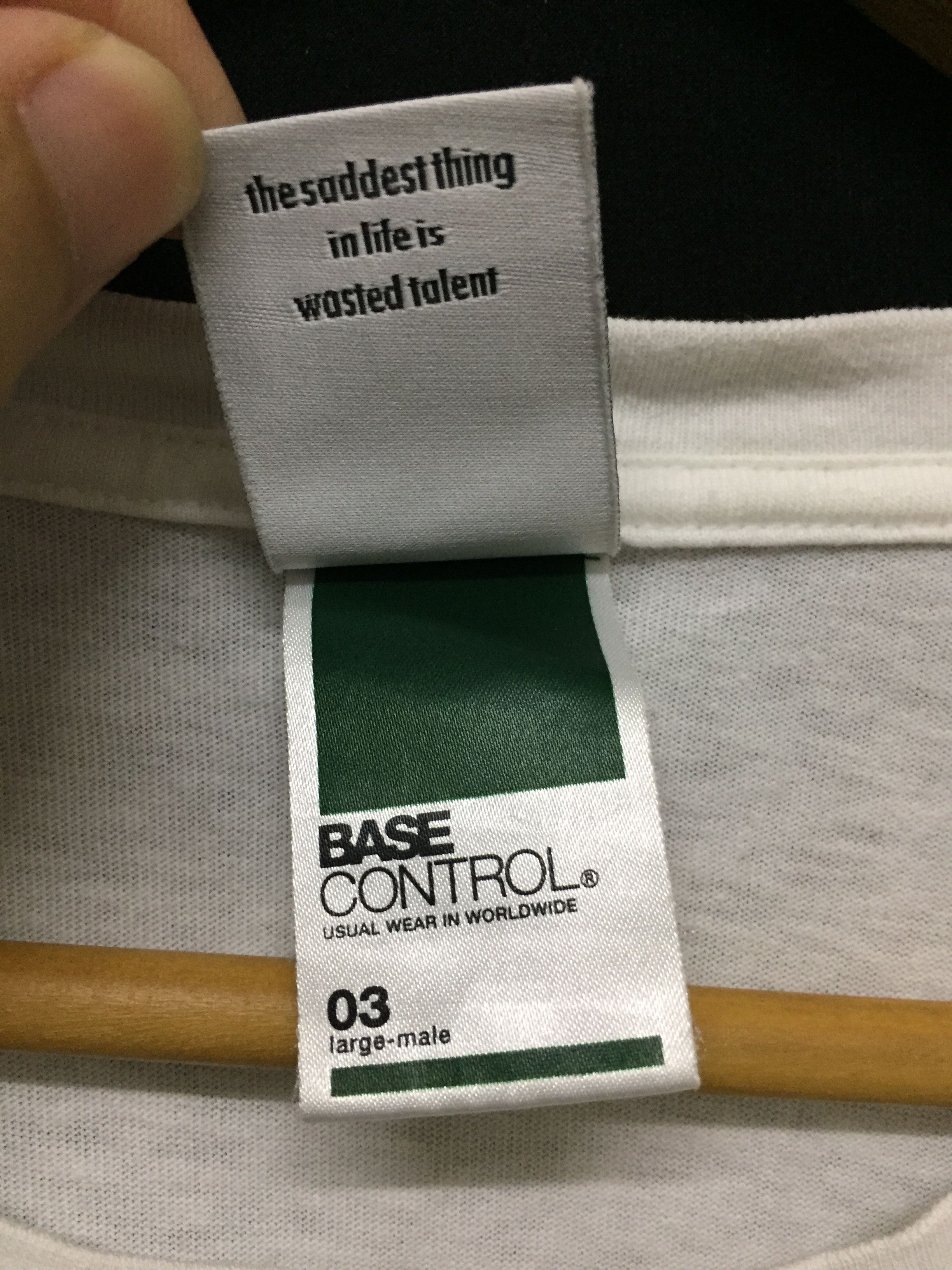 BASE CONTROL × Fragment Design × Good Enough Base Control x Resonate x Good Enough musical notes tee Size US M / EU 48-50 / 2 - 10 Thumbnail