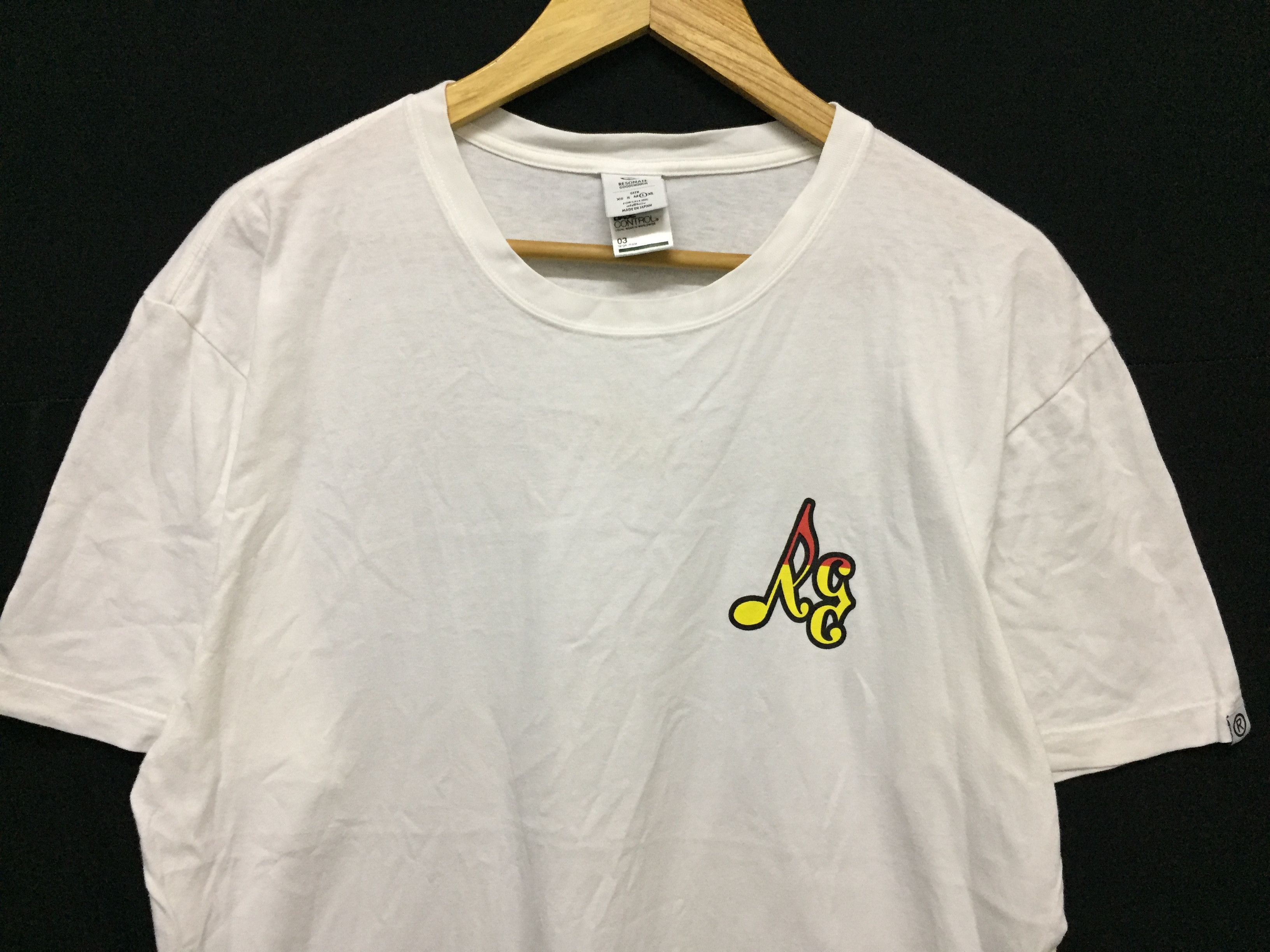 BASE CONTROL × Fragment Design × Good Enough Base Control x Resonate x Good Enough musical notes tee Size US M / EU 48-50 / 2 - 5 Thumbnail