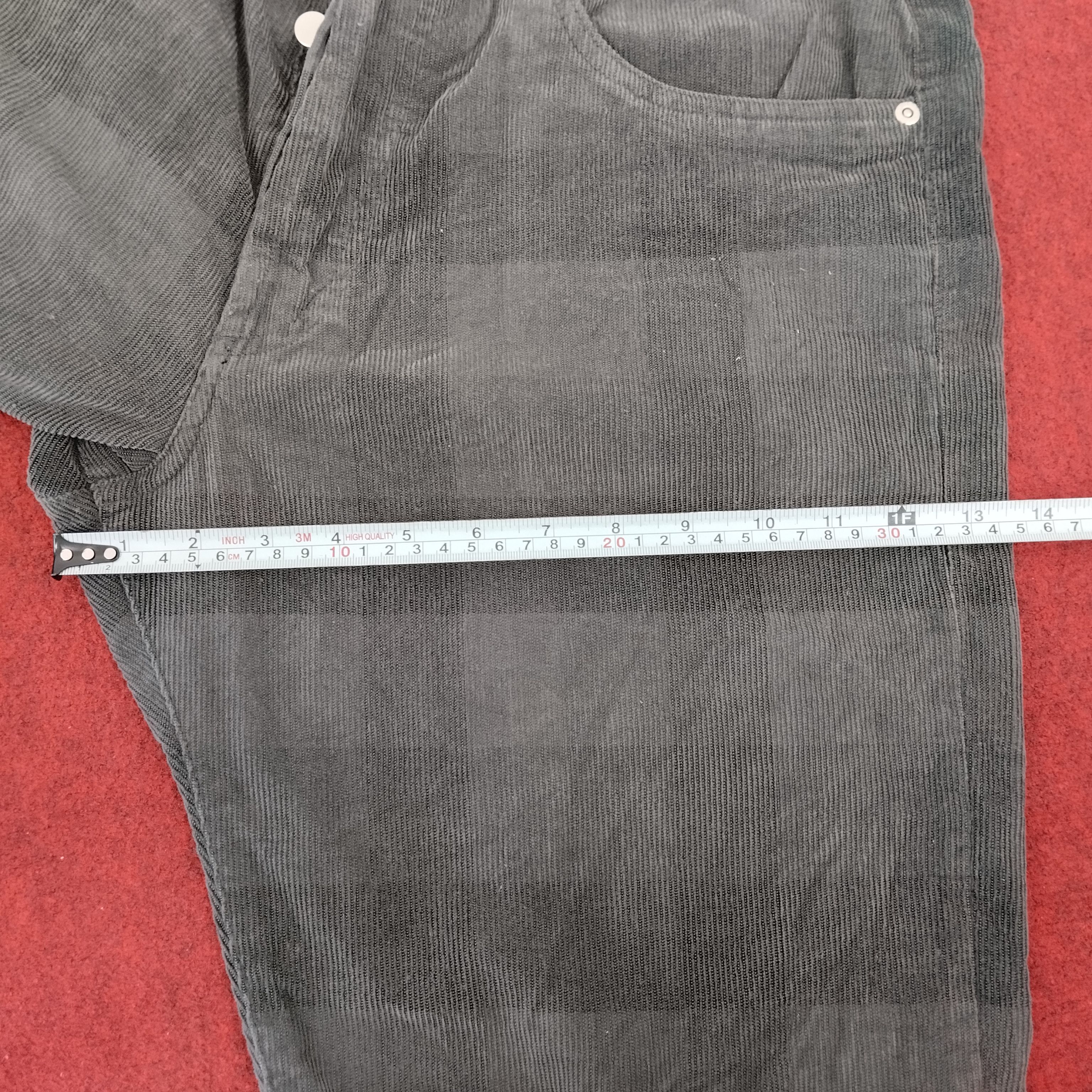 Stussy × Vintage Stussy Streetwear Skateboar Custom Logo Style Velvet Pants Size US 34 / EU 50 - 15 Thumbnail