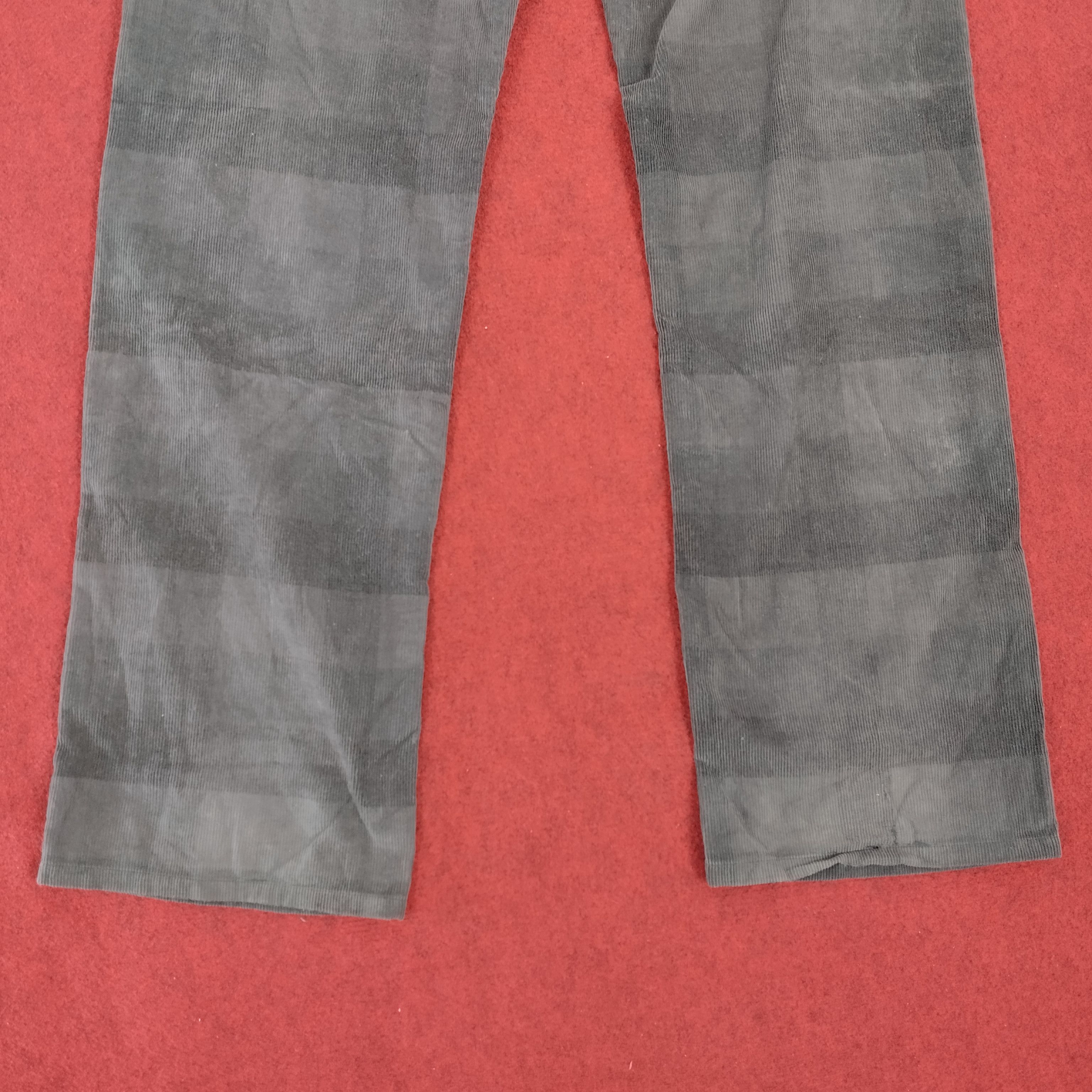 Stussy × Vintage Stussy Streetwear Skateboar Custom Logo Style Velvet Pants Size US 34 / EU 50 - 3 Thumbnail