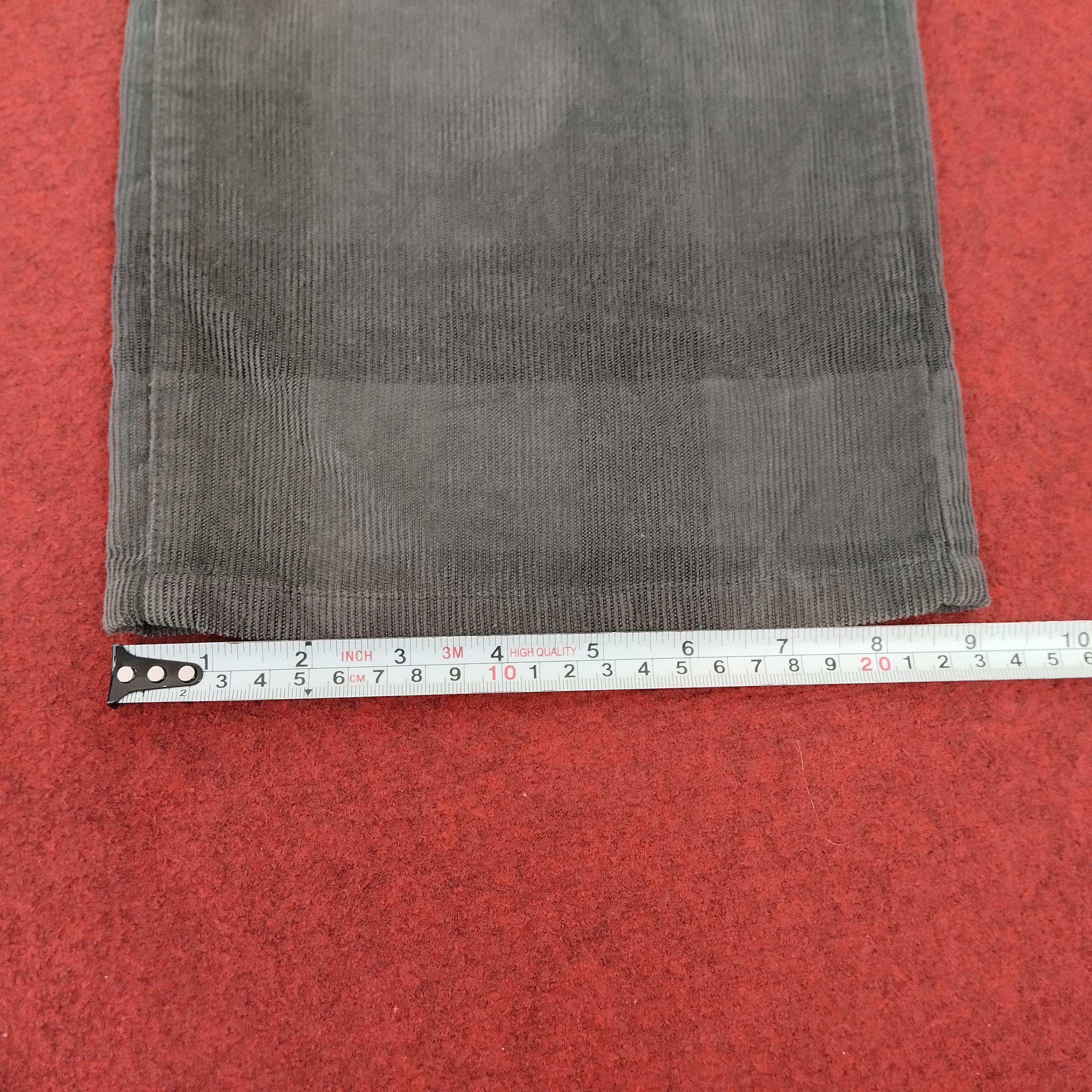Stussy × Vintage Stussy Streetwear Skateboar Custom Logo Style Velvet Pants Size US 34 / EU 50 - 17 Thumbnail