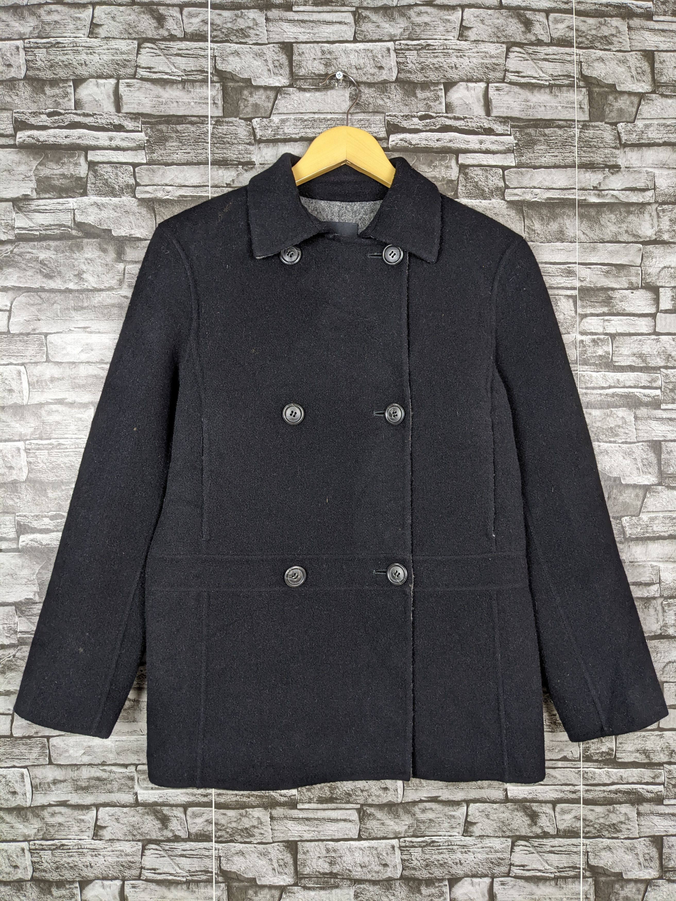 J.Crew Vintage J.Crew Coat Button Wool Double Breast Jacket Size M / US 6-8 / IT 42-44 - 2 Thumbnail