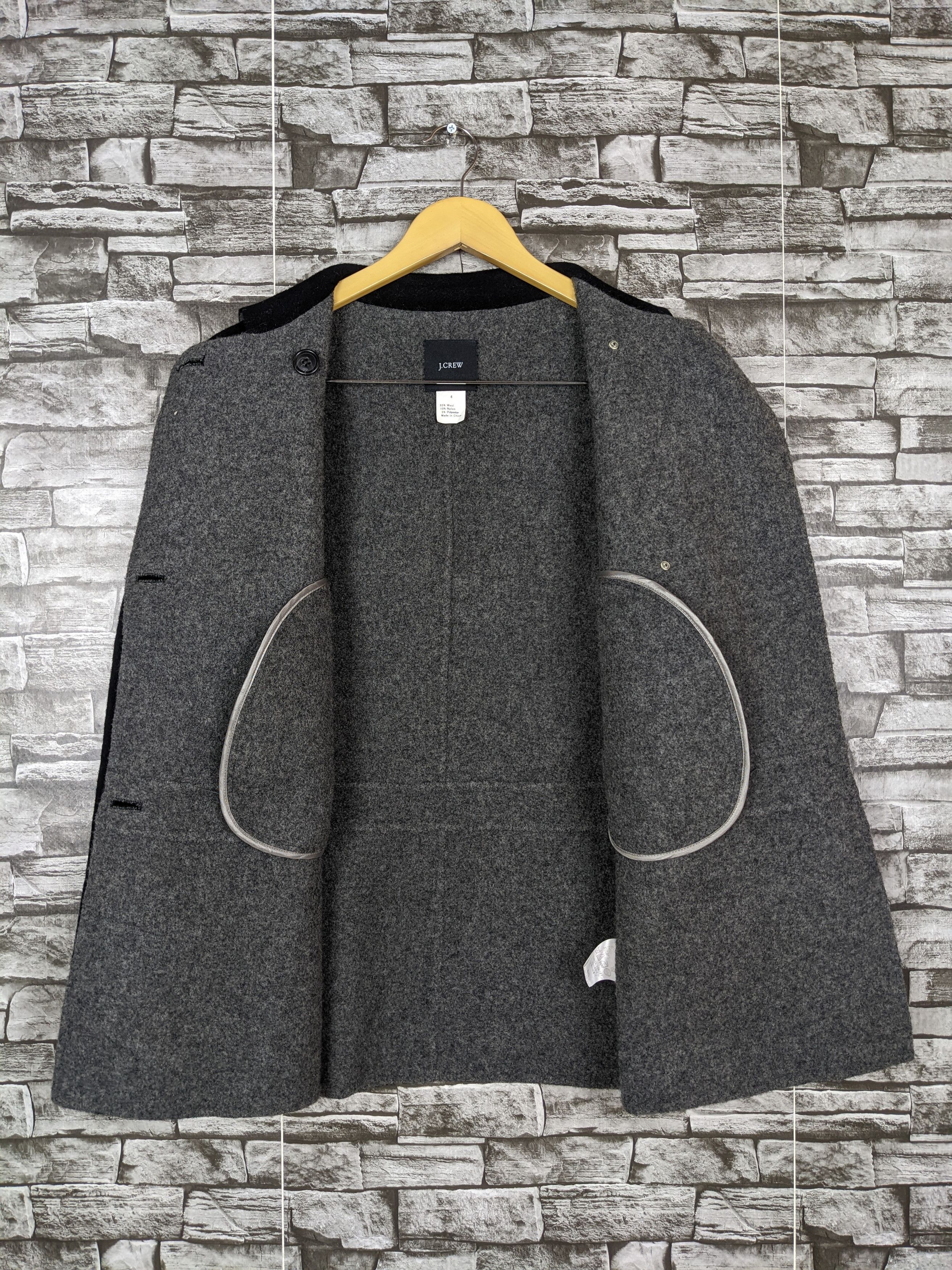 J.Crew Vintage J.Crew Coat Button Wool Double Breast Jacket Size M / US 6-8 / IT 42-44 - 8 Thumbnail