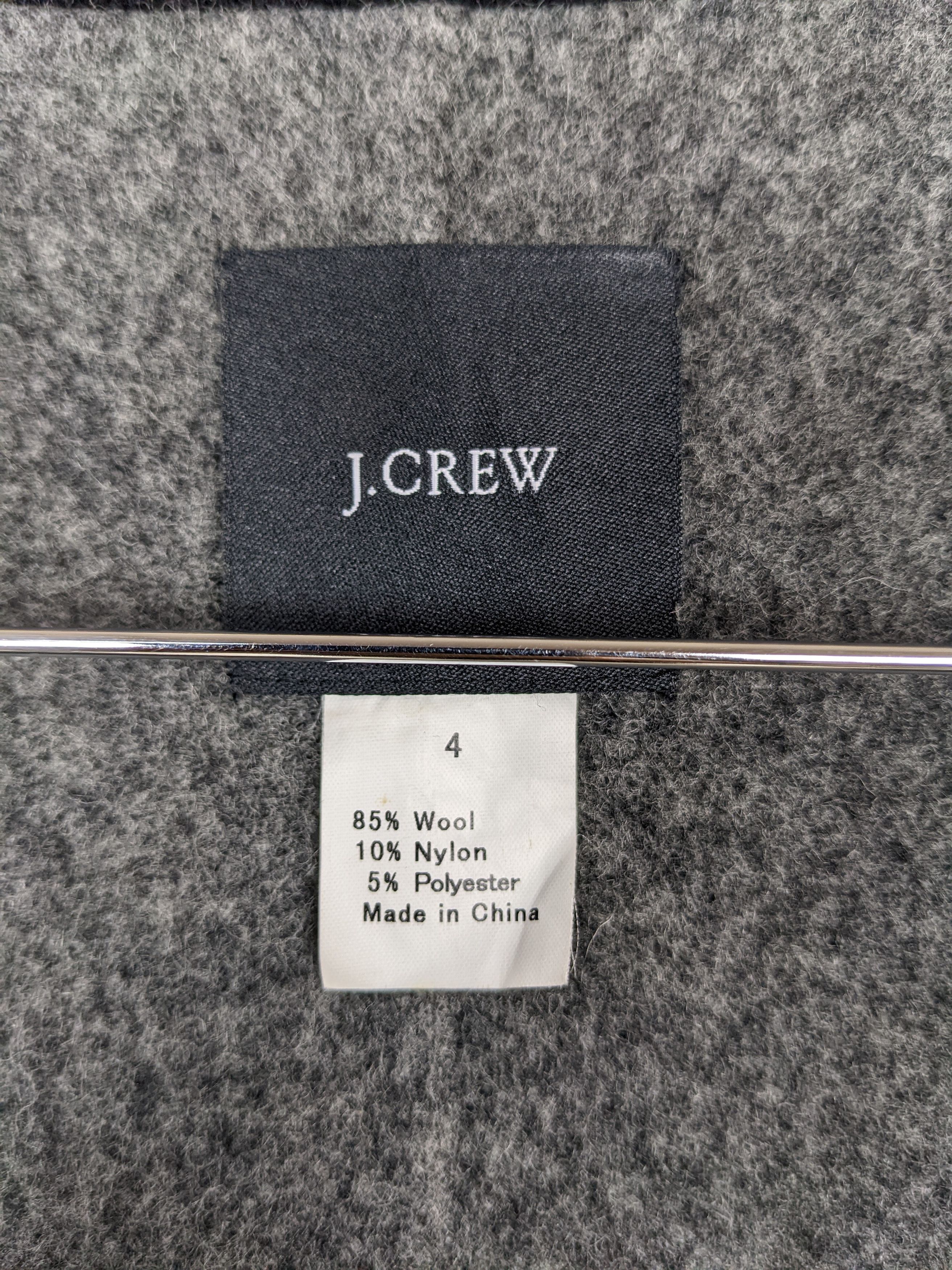 J.Crew Vintage J.Crew Coat Button Wool Double Breast Jacket Size M / US 6-8 / IT 42-44 - 9 Thumbnail