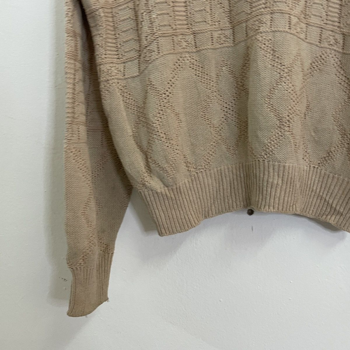 Aran Isles Knitwear Vintage Mr York Art Jumper Knitwear Size US L / EU 52-54 / 3 - 3 Thumbnail