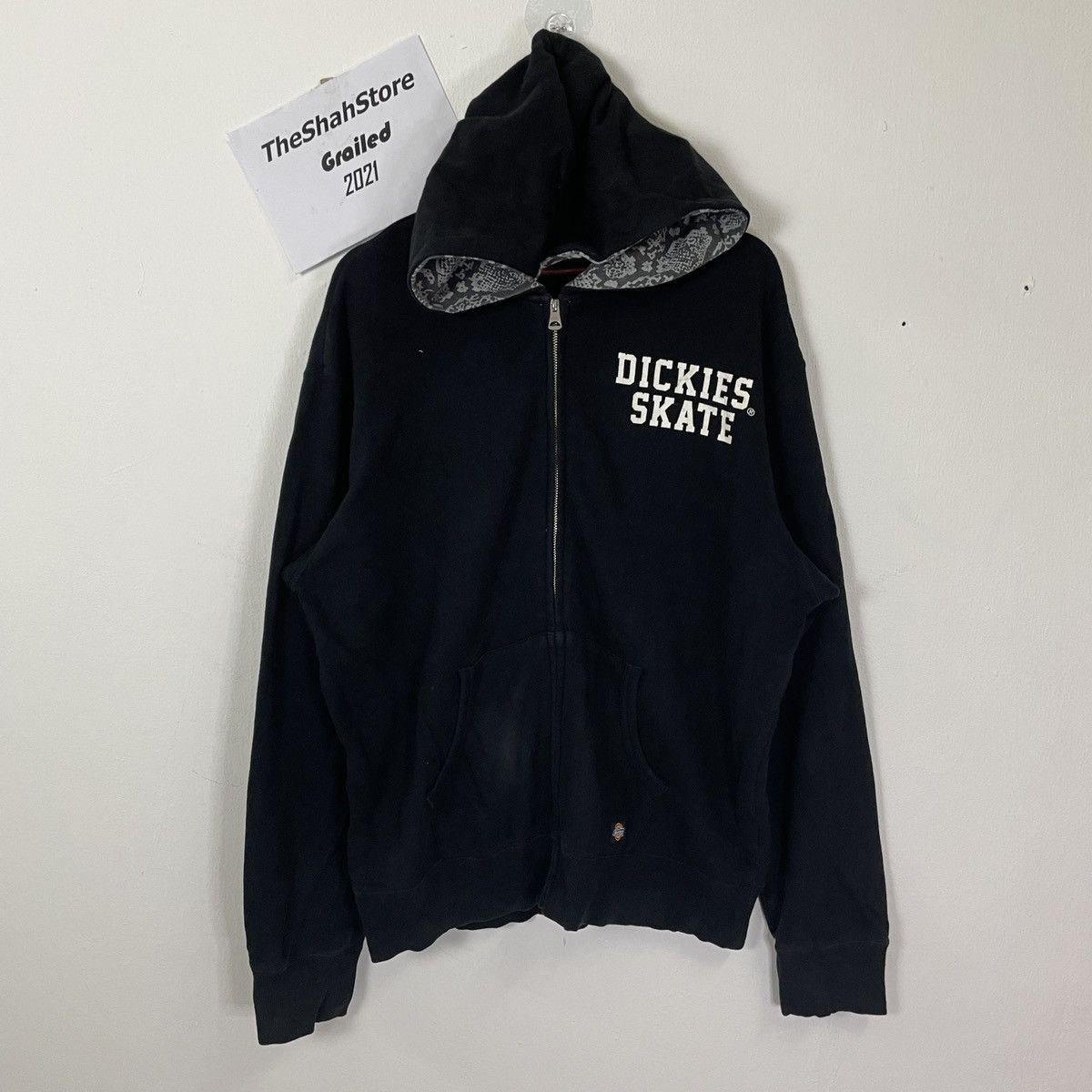 Dickies Vintage Dickies Skate Big Logo Zipper Hoodies Sweatshirt Size US XL / EU 56 / 4 - 8 Thumbnail