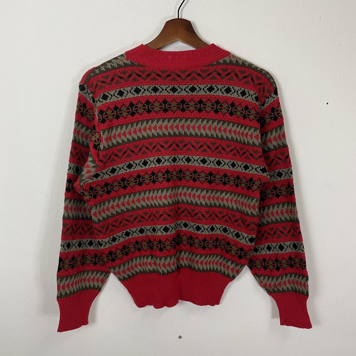 Aran Isles Knitwear Vintage Affection Jumper Art Knitwear Sweatshirt Size US S / EU 44-46 / 1 - 7 Thumbnail