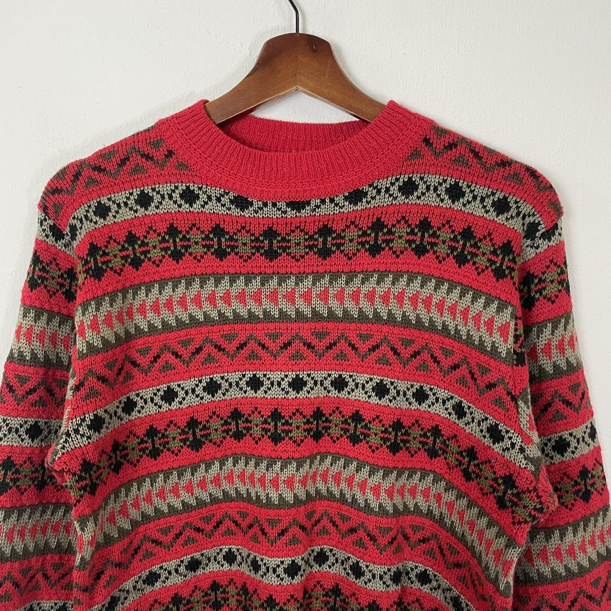 Aran Isles Knitwear Vintage Affection Jumper Art Knitwear Sweatshirt Size US S / EU 44-46 / 1 - 4 Thumbnail