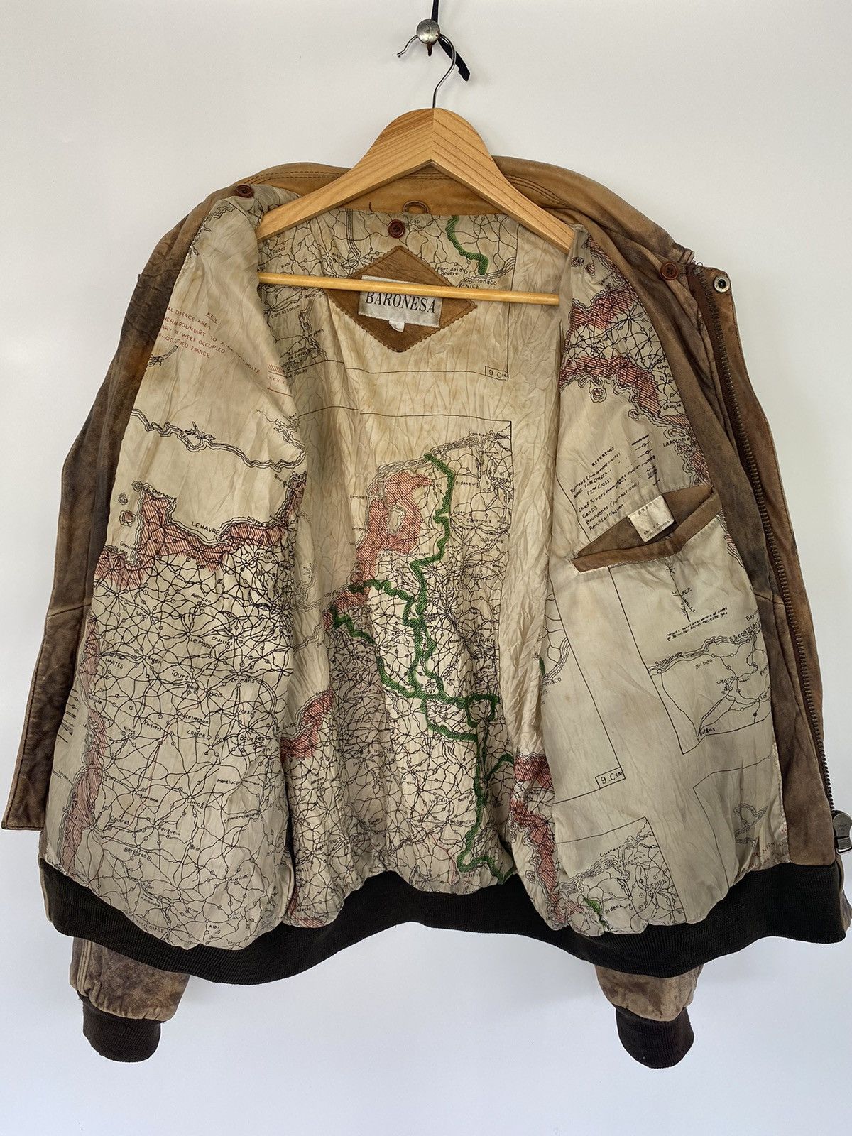Vintage Baronesa Japanese Leather Jacket