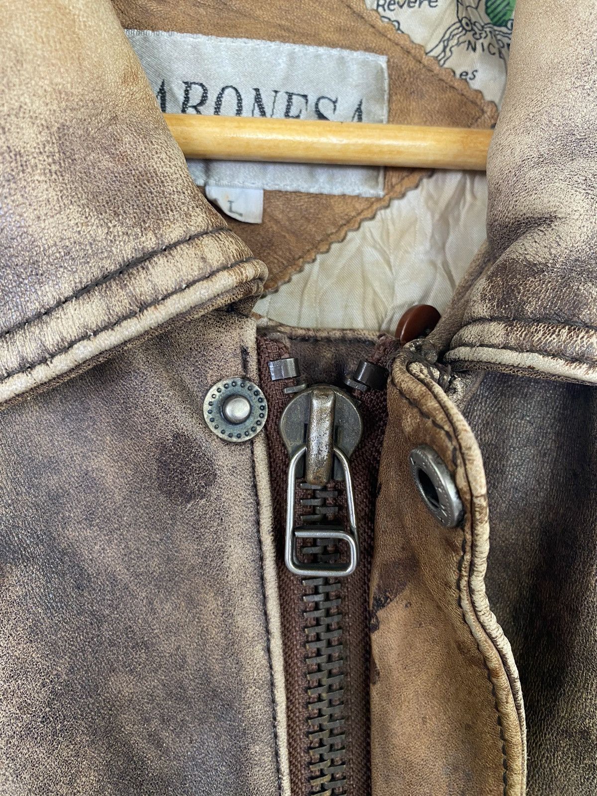 Vintage Baronesa Japanese Leather Jacket