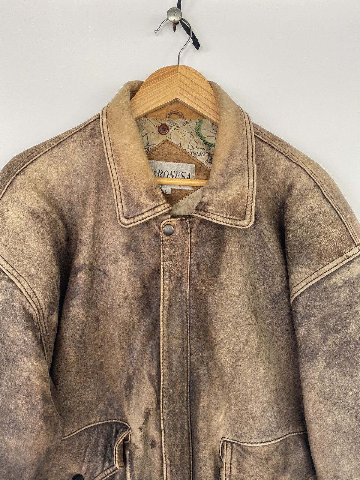 Vintage Baronesa Japanese Leather Jacket
