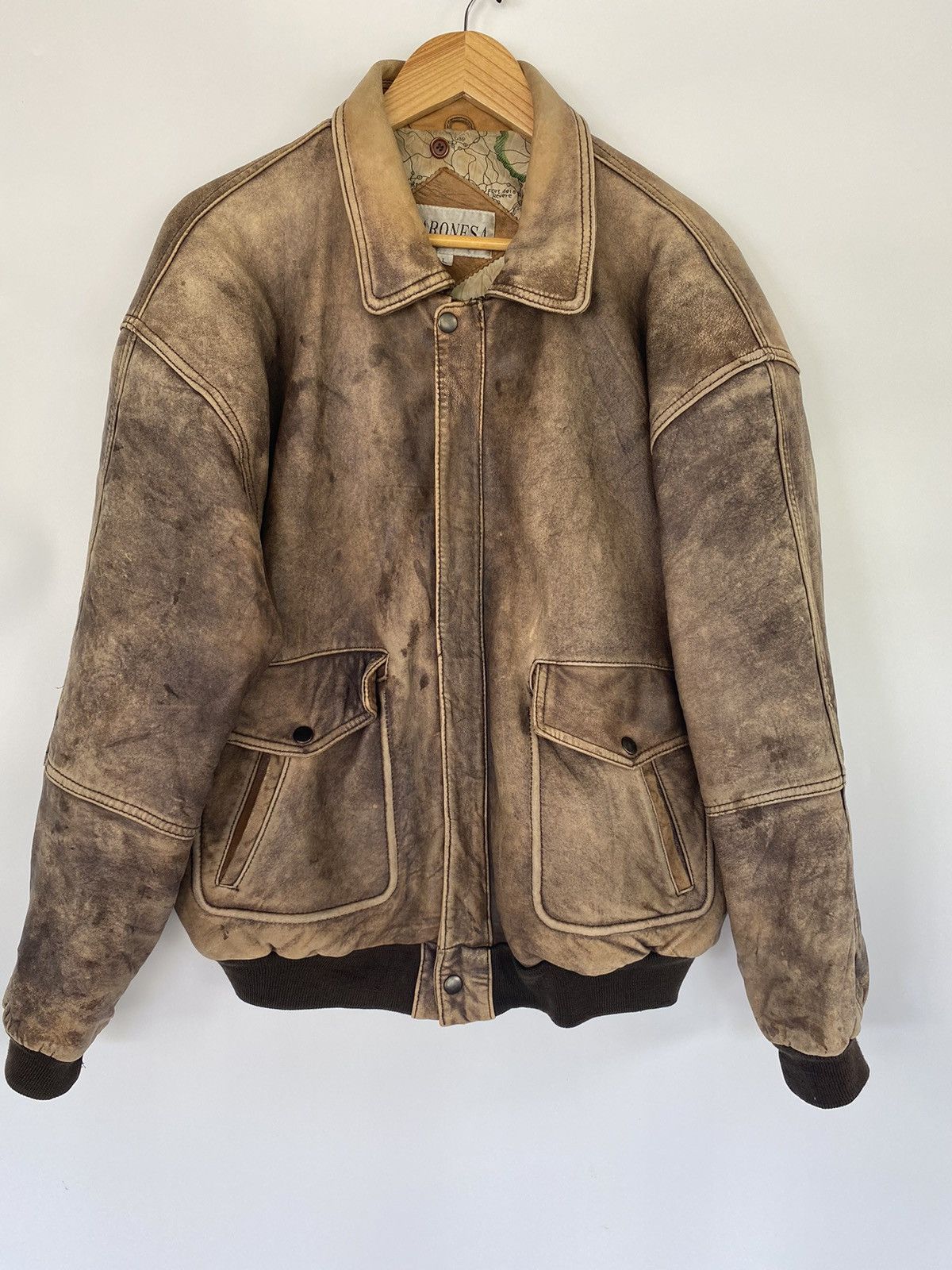 Vintage Baronesa Japanese Leather Jacket