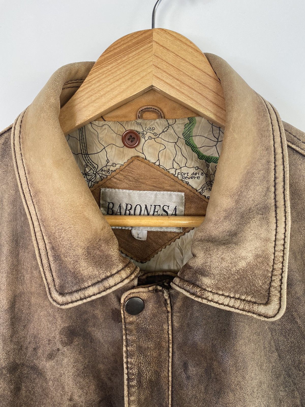 Vintage Baronesa Japanese Leather Jacket