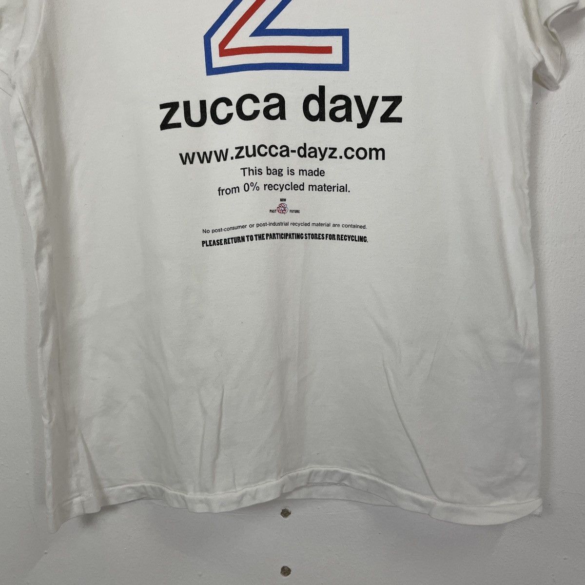 CABANE de ZUCCa Vintage Zucca By Issey Miyake Big Logo Tee Size US S / EU 44-46 / 1 - 5 Thumbnail