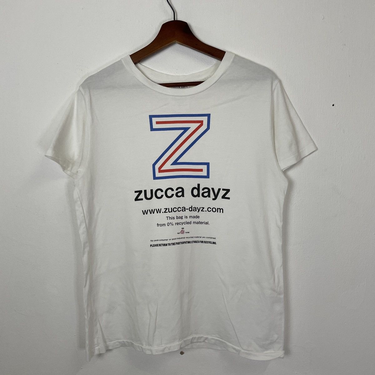 CABANE de ZUCCa Vintage Zucca By Issey Miyake Big Logo Tee Size US S / EU 44-46 / 1 - 2 Thumbnail