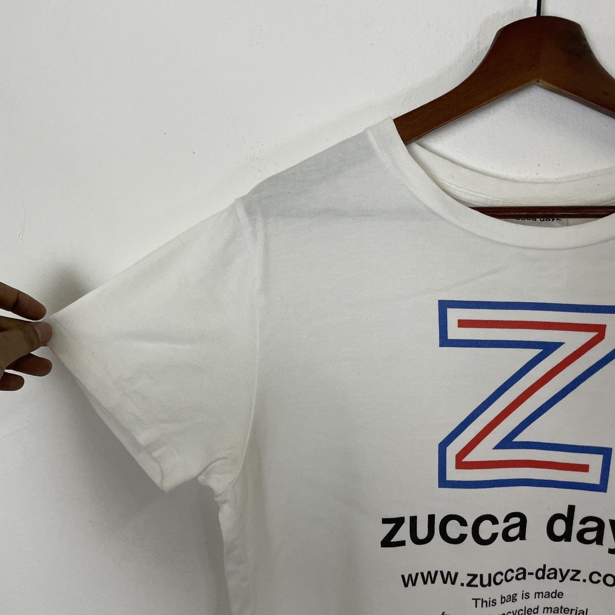 CABANE de ZUCCa Vintage Zucca By Issey Miyake Big Logo Tee Size US S / EU 44-46 / 1 - 3 Thumbnail