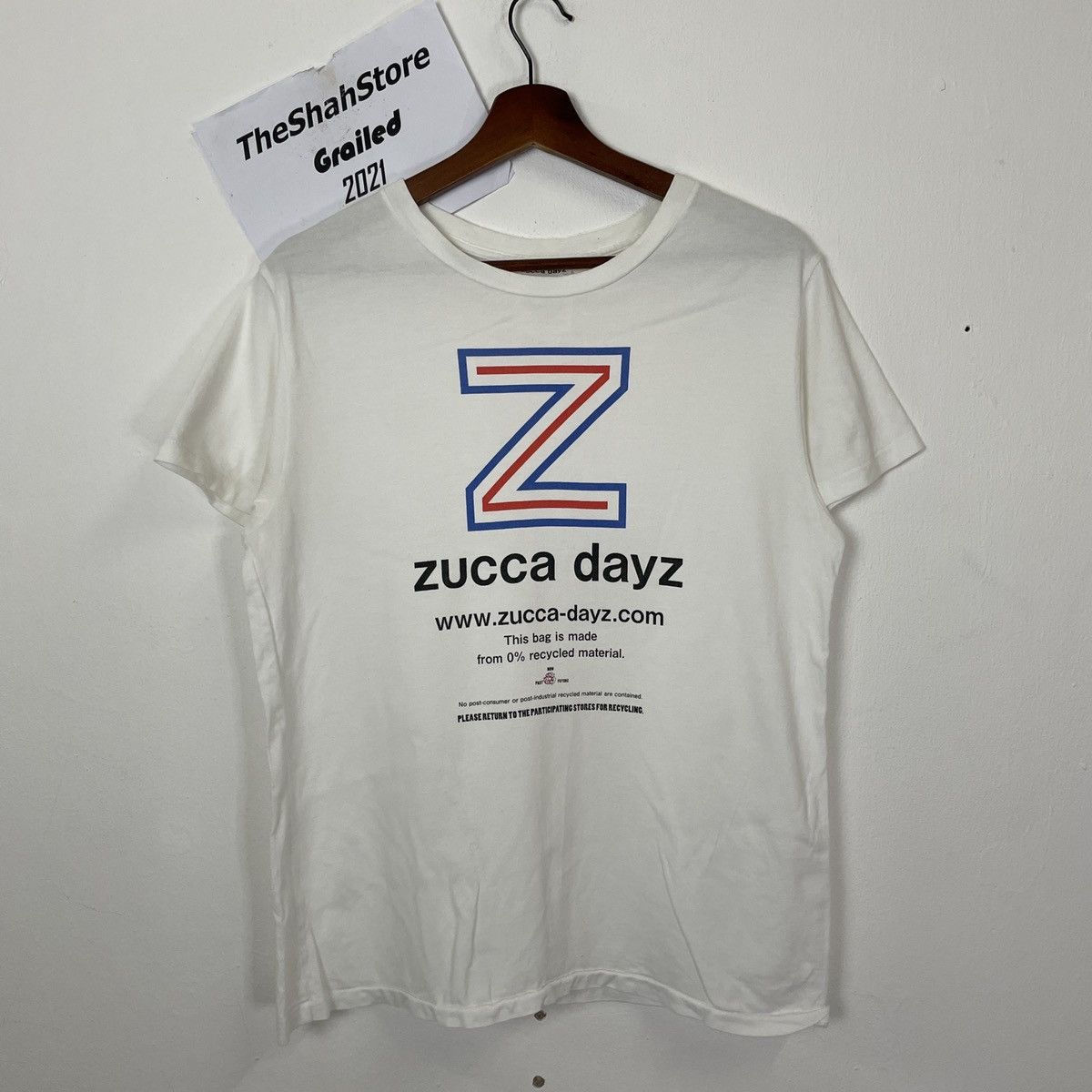 CABANE de ZUCCa Vintage Zucca By Issey Miyake Big Logo Tee Size US S / EU 44-46 / 1 - 1 Thumbnail