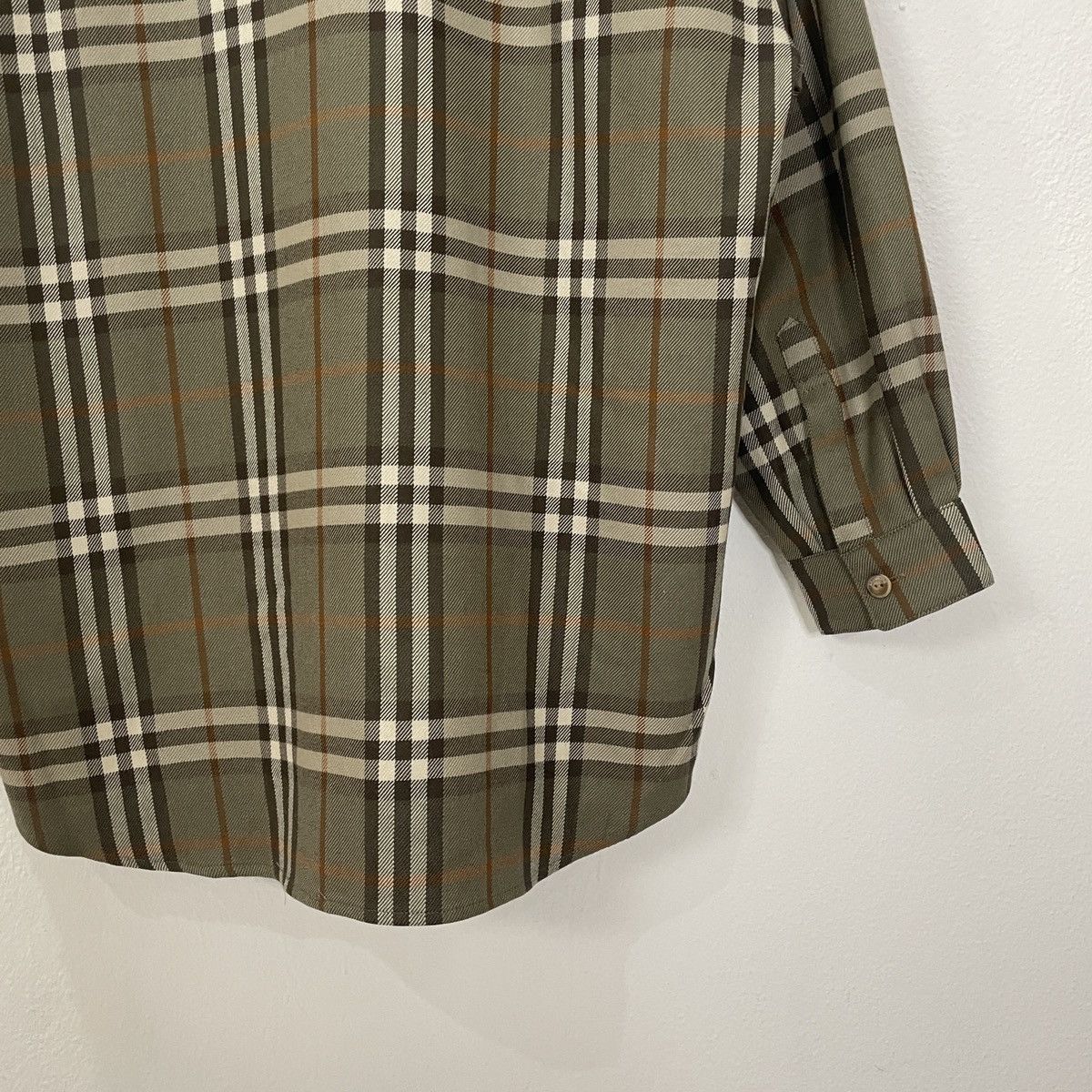 Burberry Vintage 90s Burberry’s Nova Check Button Ups Shirt Size US M / EU 48-50 / 2 - 10 Thumbnail