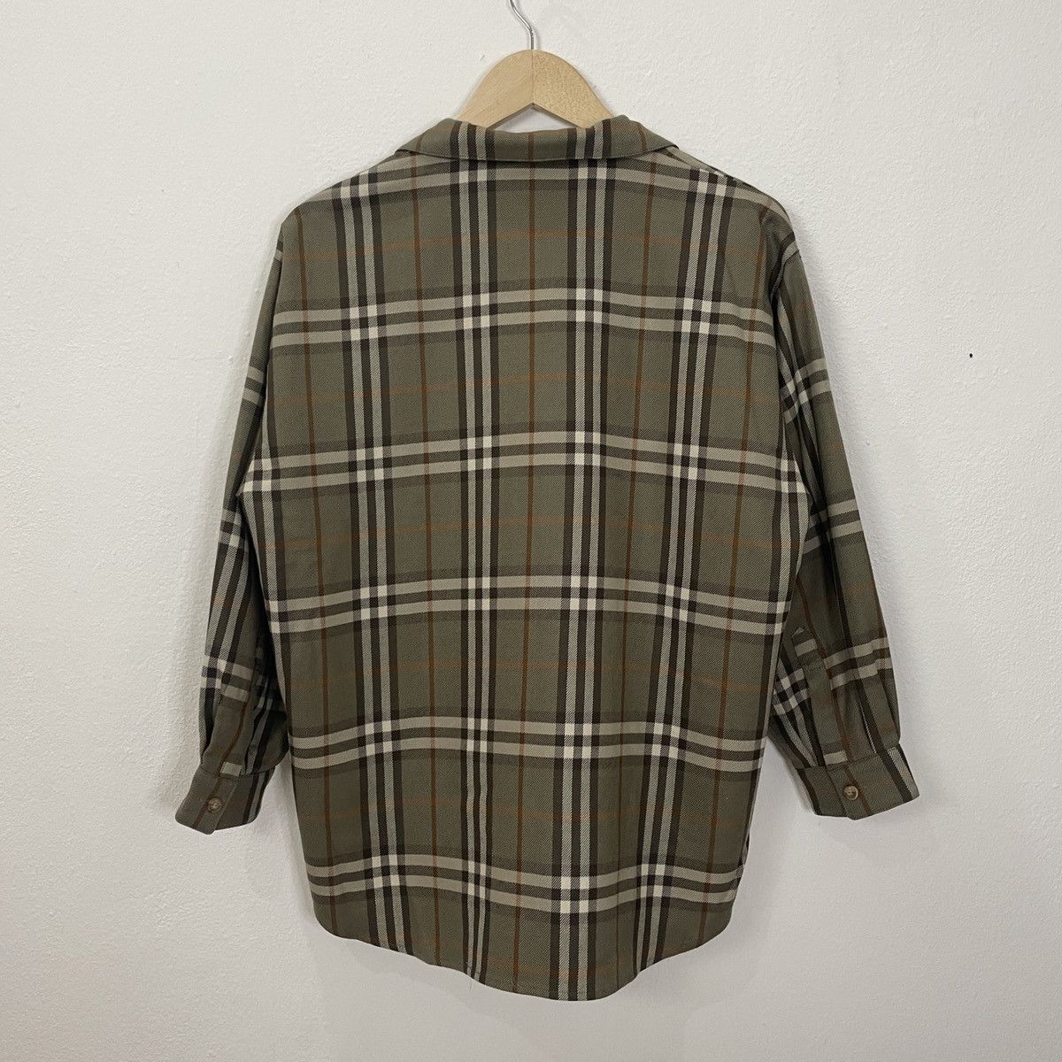 Burberry Vintage 90s Burberry’s Nova Check Button Ups Shirt Size US M / EU 48-50 / 2 - 9 Thumbnail