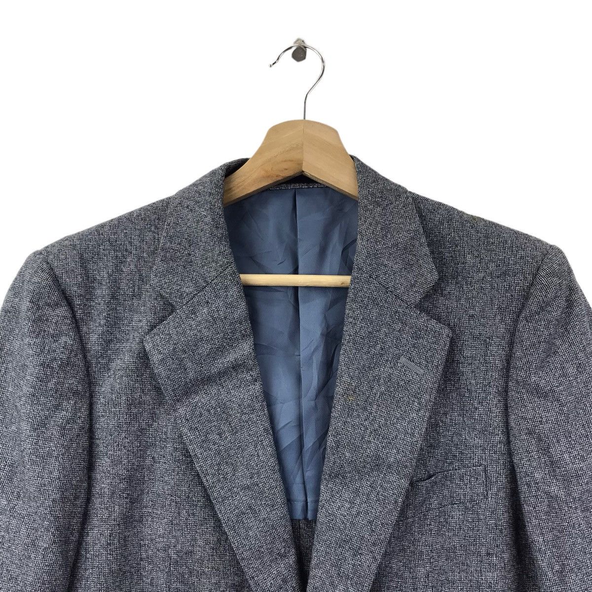 Burberry Vintage BURBERRYS London Plain Grey Blazer Coat Jacket Size US S / EU 44-46 / 1 - 2 Thumbnail