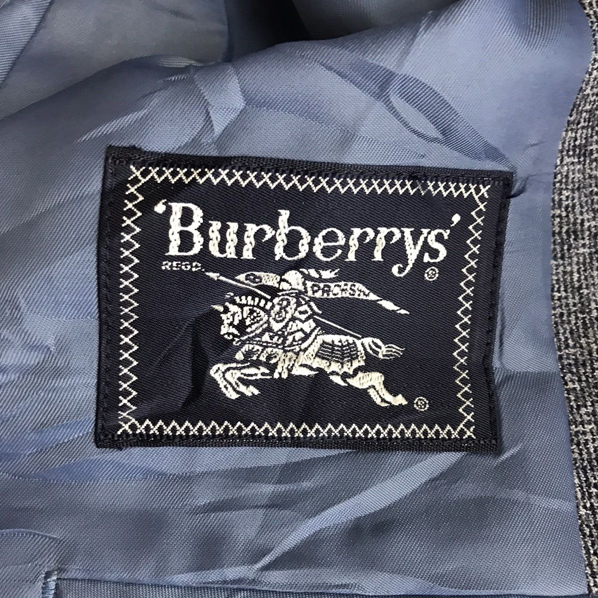 Burberry Vintage BURBERRYS London Plain Grey Blazer Coat Jacket Size US S / EU 44-46 / 1 - 4 Thumbnail