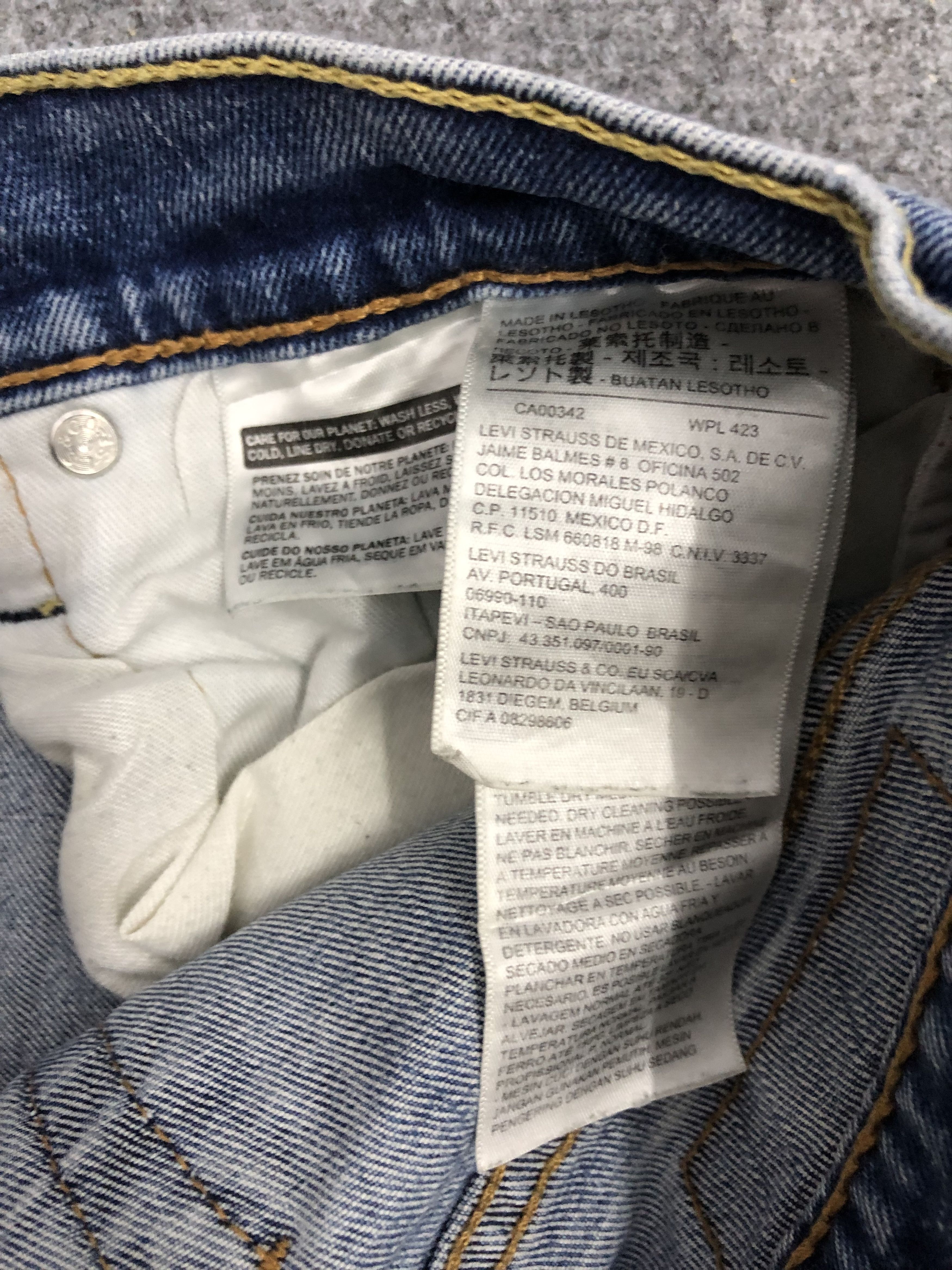 Levi's × Vintage Vintage Levis 514 Faded Blue Jeans Size US 32 / EU 48 - 6 Thumbnail
