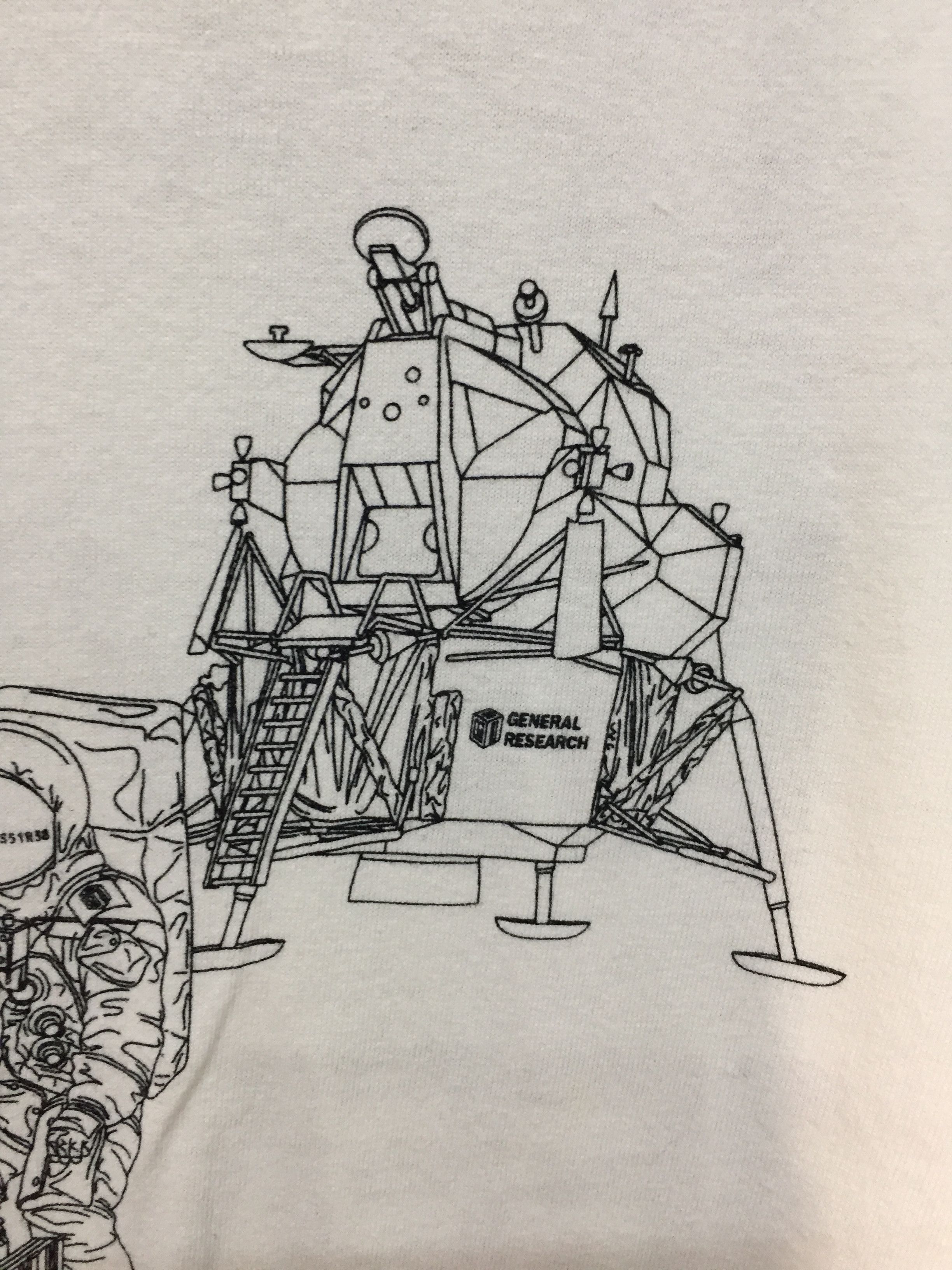 General Research SS99 Astronaut moon tee Size US S / EU 44-46 / 1 - 4 Thumbnail