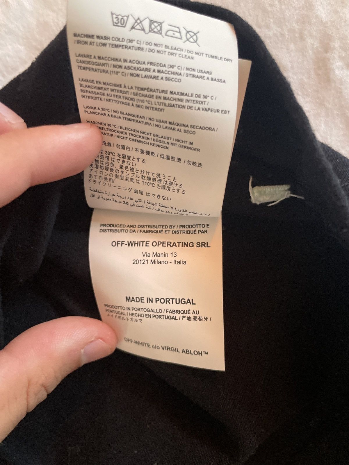 Off-White Off White I just was thinking S/S Tee Shirt black XS Size US XS / EU 42 / 0 - 5 Thumbnail