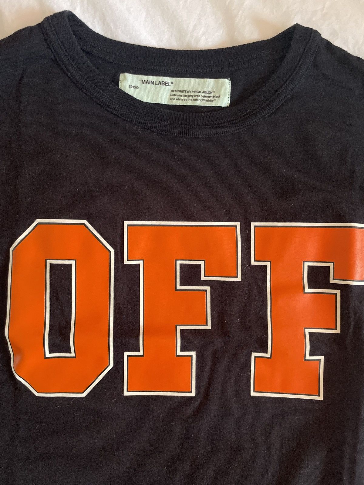 Off-White Off White I just was thinking S/S Tee Shirt black XS Size US XS / EU 42 / 0 - 2 Thumbnail