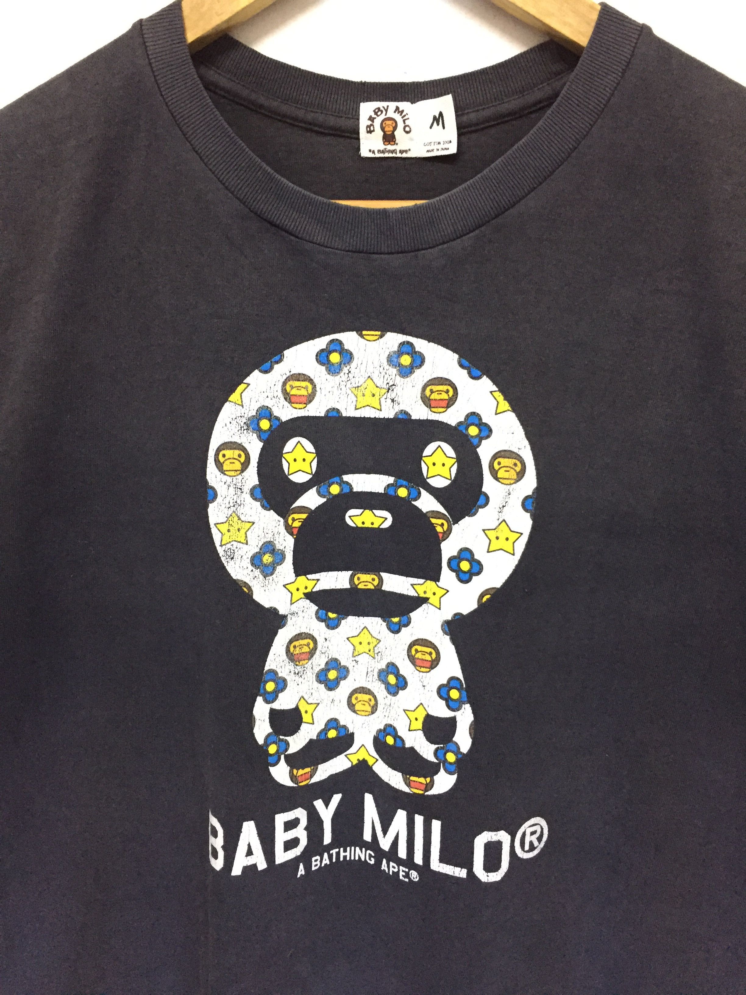 Bape 2005 BAPE Milo monogram sick tee Size US M / EU 48-50 / 2 - 4 Thumbnail