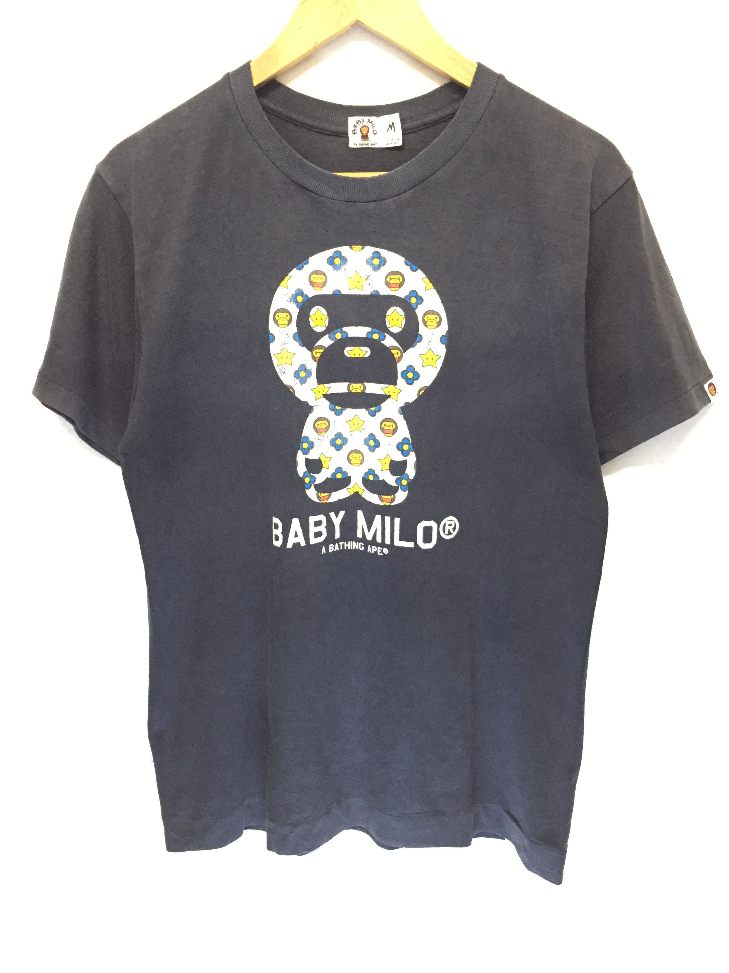 Bape 2005 BAPE Milo monogram sick tee Size US M / EU 48-50 / 2 - 3 Thumbnail