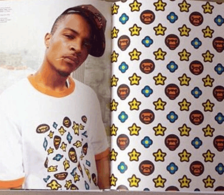 Bape 2005 BAPE Milo monogram sick tee Size US M / EU 48-50 / 2 - 2 Thumbnail