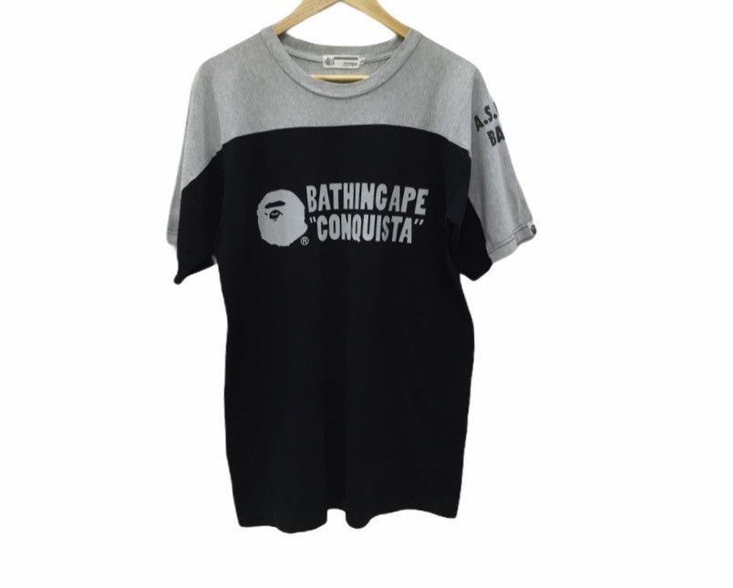 Bape Conquista 2001 Raglan tee Size US L / EU 52-54 / 3 - 2 Thumbnail