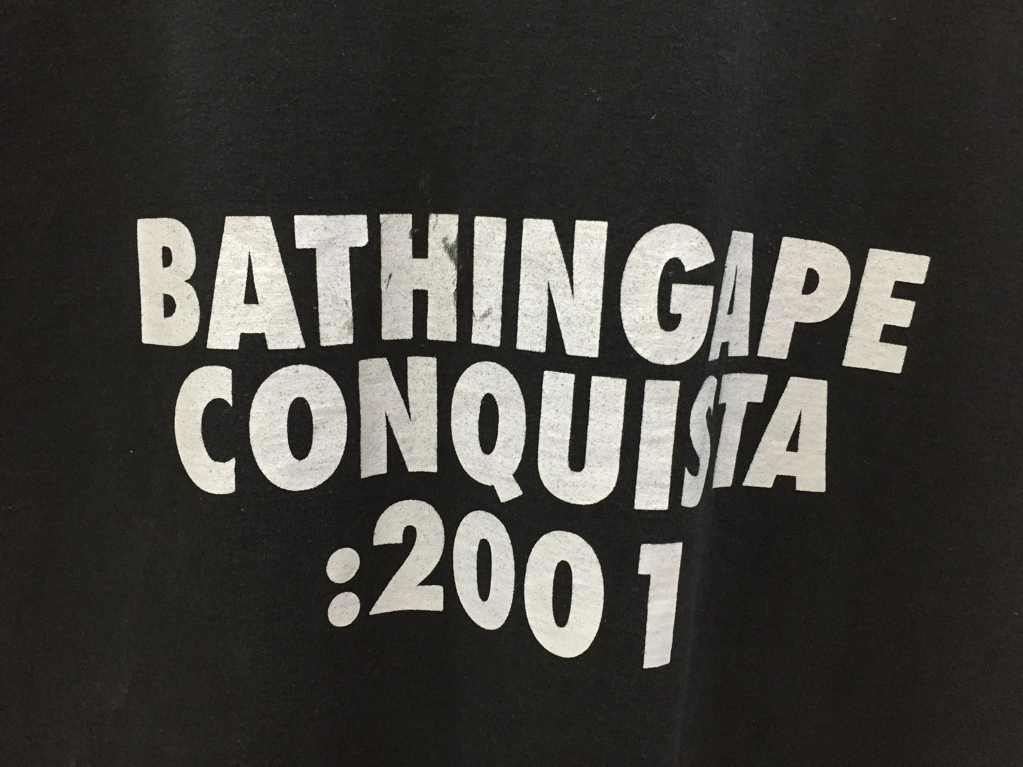 Bape Conquista 2001 Raglan tee Size US L / EU 52-54 / 3 - 7 Thumbnail
