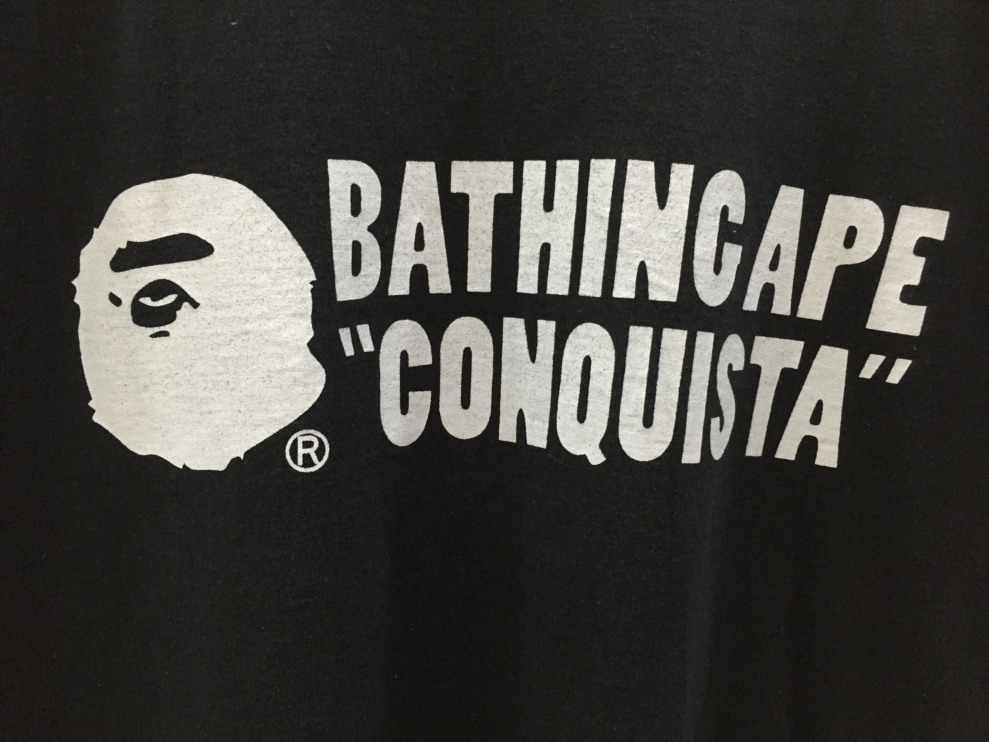 Bape Conquista 2001 Raglan tee Size US L / EU 52-54 / 3 - 3 Thumbnail