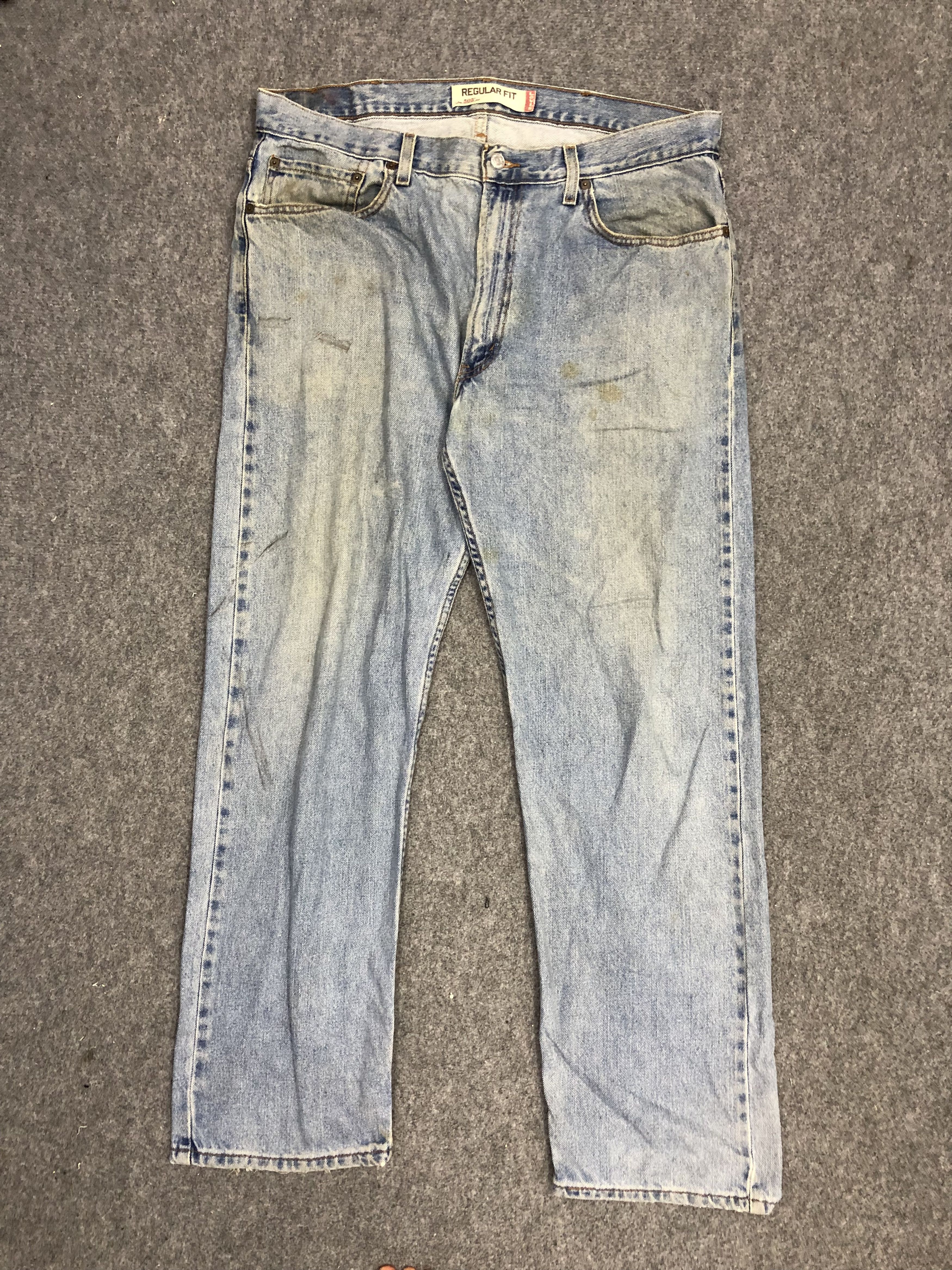 Levi's × Vintage Vintage Levis 505 Faded Blue Baggy Jeans DP1268 Size US 38 / EU 54 - 1 Thumbnail