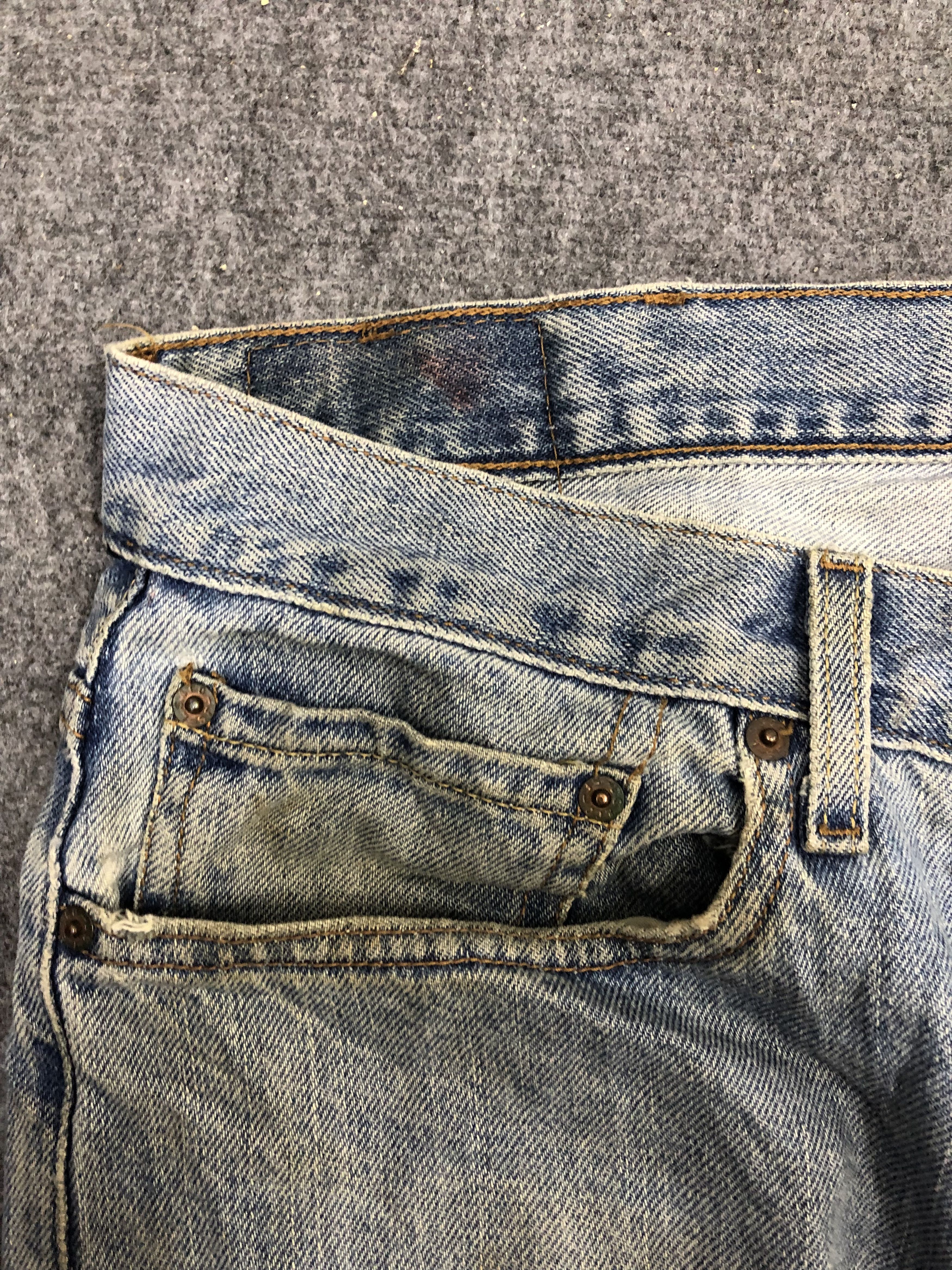 Levi's × Vintage Vintage Levis 505 Faded Blue Baggy Jeans DP1268 Size US 38 / EU 54 - 8 Thumbnail