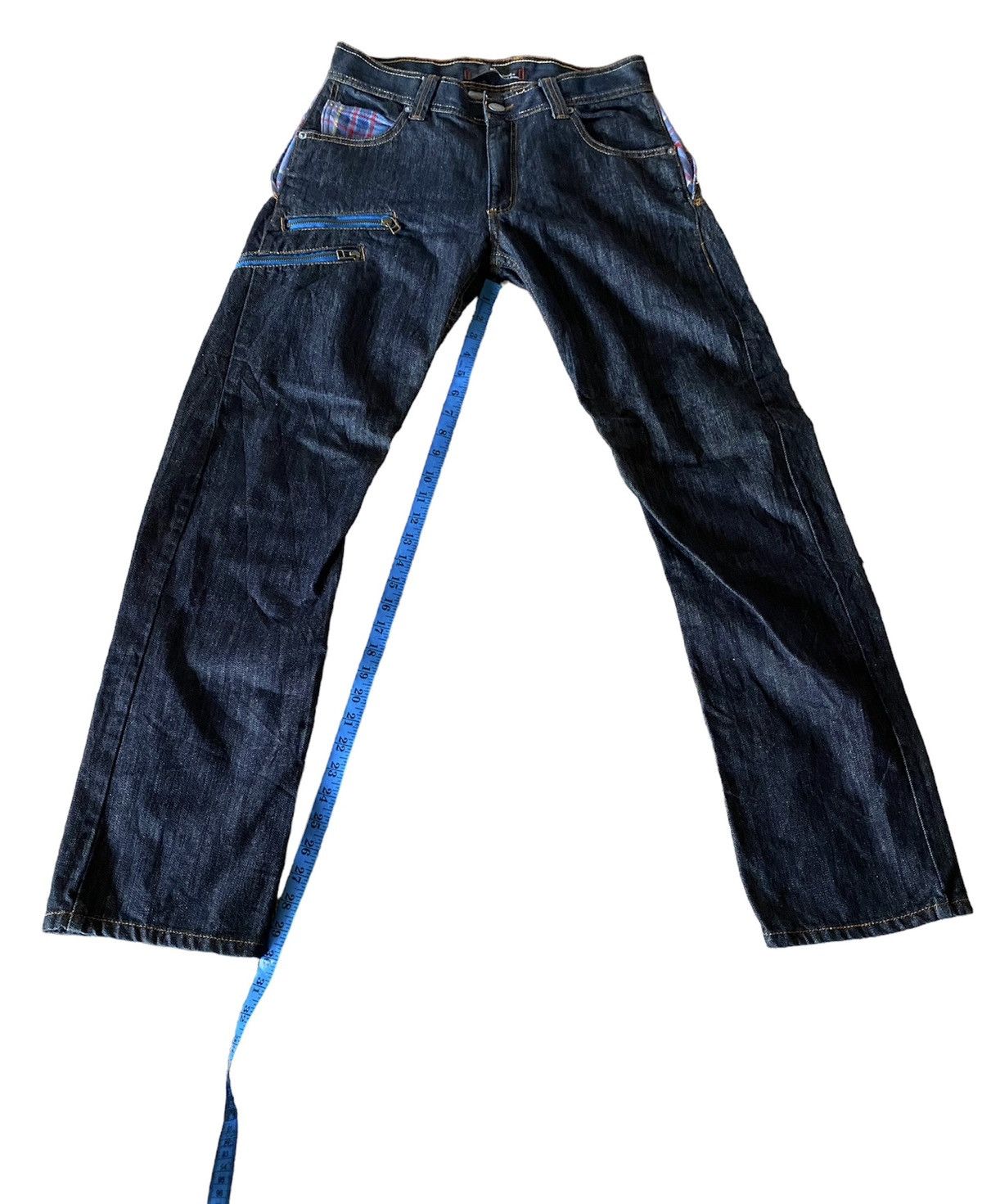 Japanese Brand × PPFM × Vintage Vintage Japanese Brand Dominate Double Waist Zipper Denim Size US 31 - 17 Thumbnail